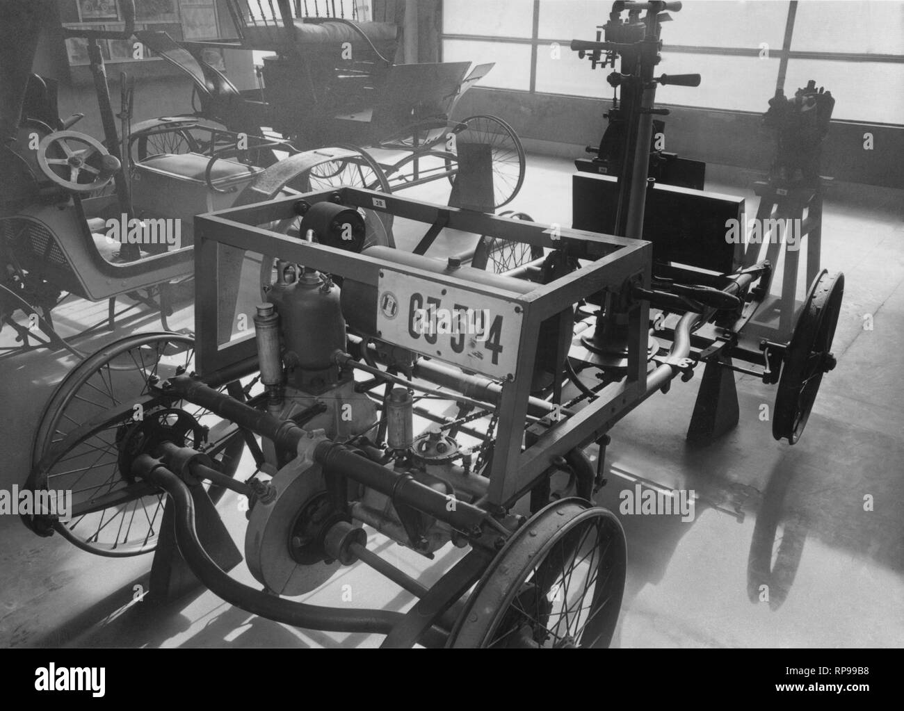 Paris, de dion et bouton, la première voiture runabout, 1899-900 Banque D'Images