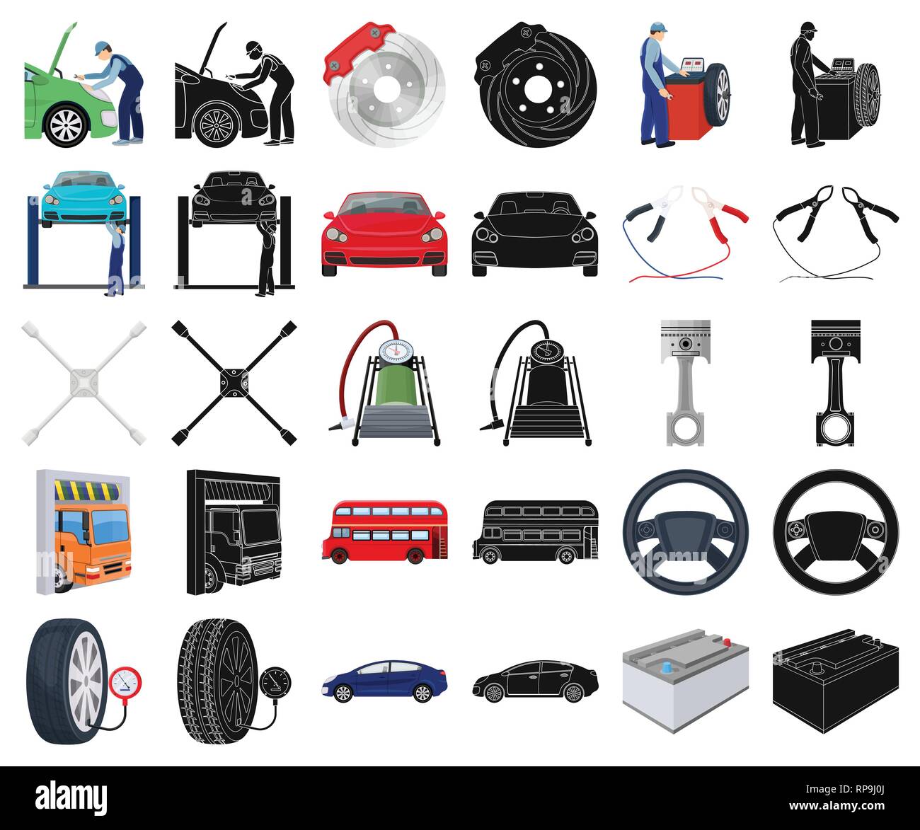 Réglage de l'équilibrage de l'accumulateur,,,bonnet,bus,freins,cable,location,caricature,Black,collection,collier,connexion, contrôle,,design,électricité,périphérique disque,ascenseur,moteur,entrée,foot,de,jauge icône,,illustration,isolé,gonflage,ascenseur,entretien,logo,mécanicien,cadre,pression,Piston,réparation,pompe,de,set,service,signer,gare,symbole de direction,camion,web,roues,NT,clé,vecteurs vecteur , Illustration de Vecteur