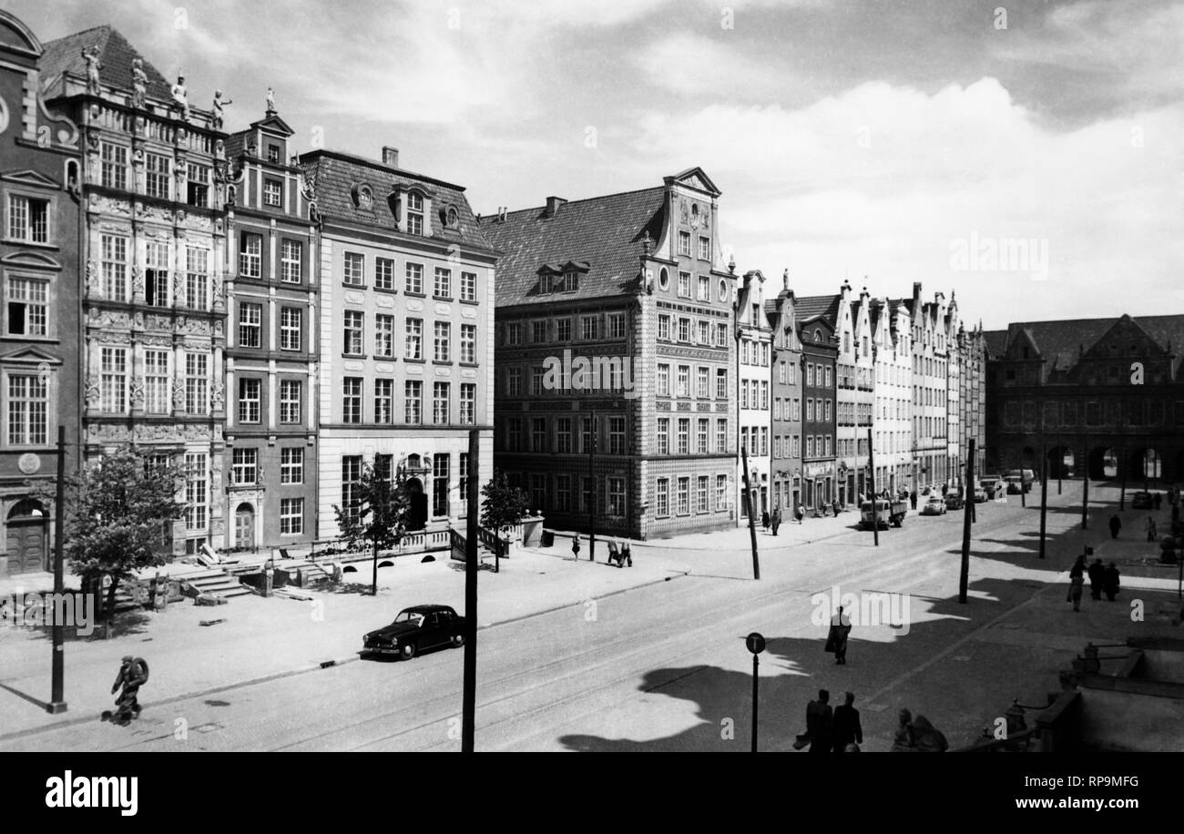 Gdansk, Pologne 1959 Banque D'Images