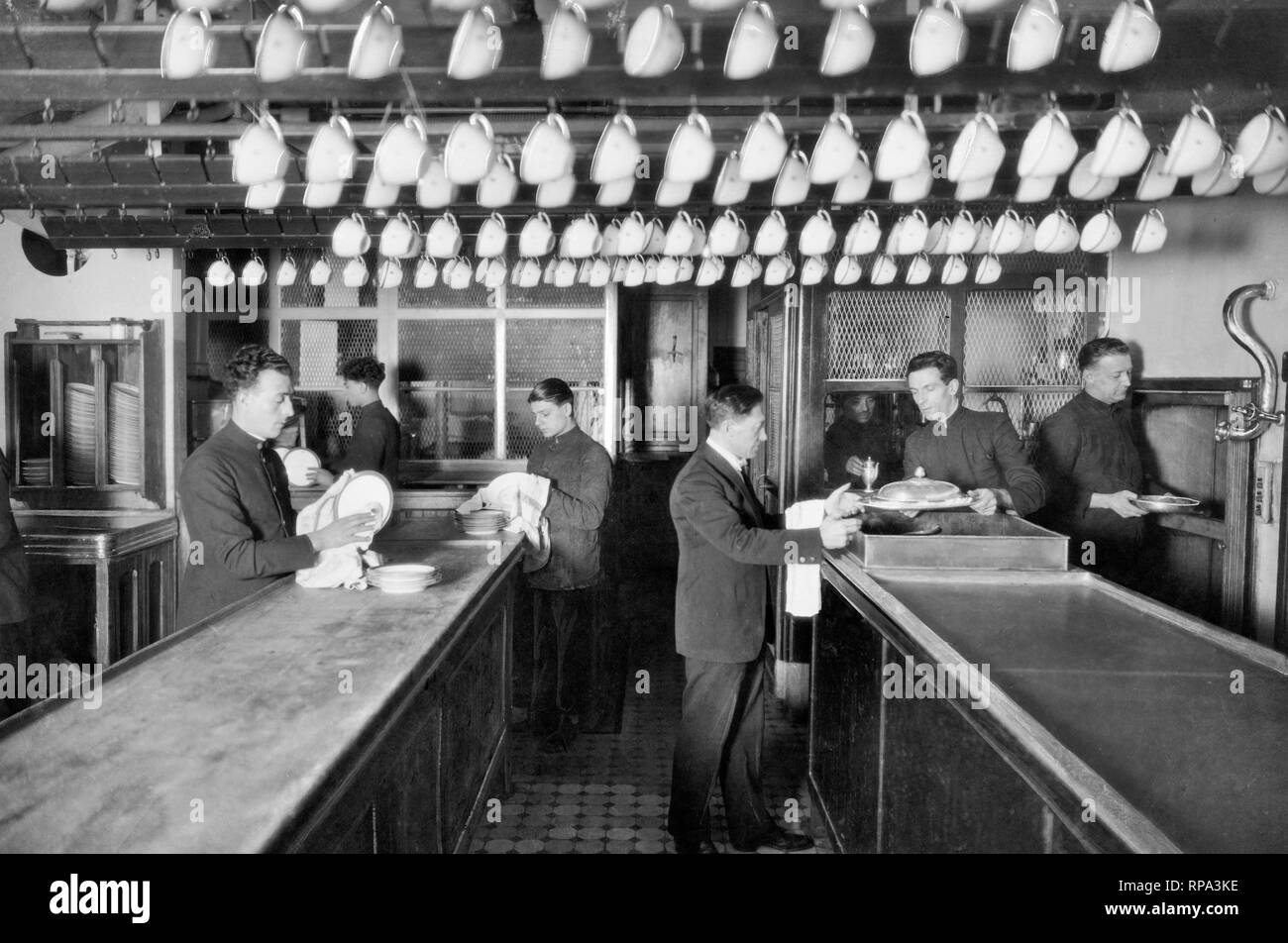 Duilio transatlantique, 1930 Banque D'Images