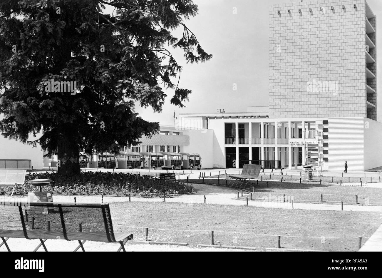 L'Europe, Italie, Naples, Mostra d'Oltremare, pavillon Banque D'Images