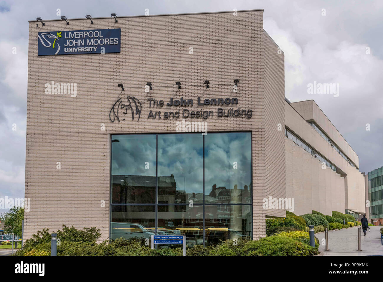 Bâtiment de l'Université John Moores de Liverpool. Bâtiment de John Lennon Banque D'Images