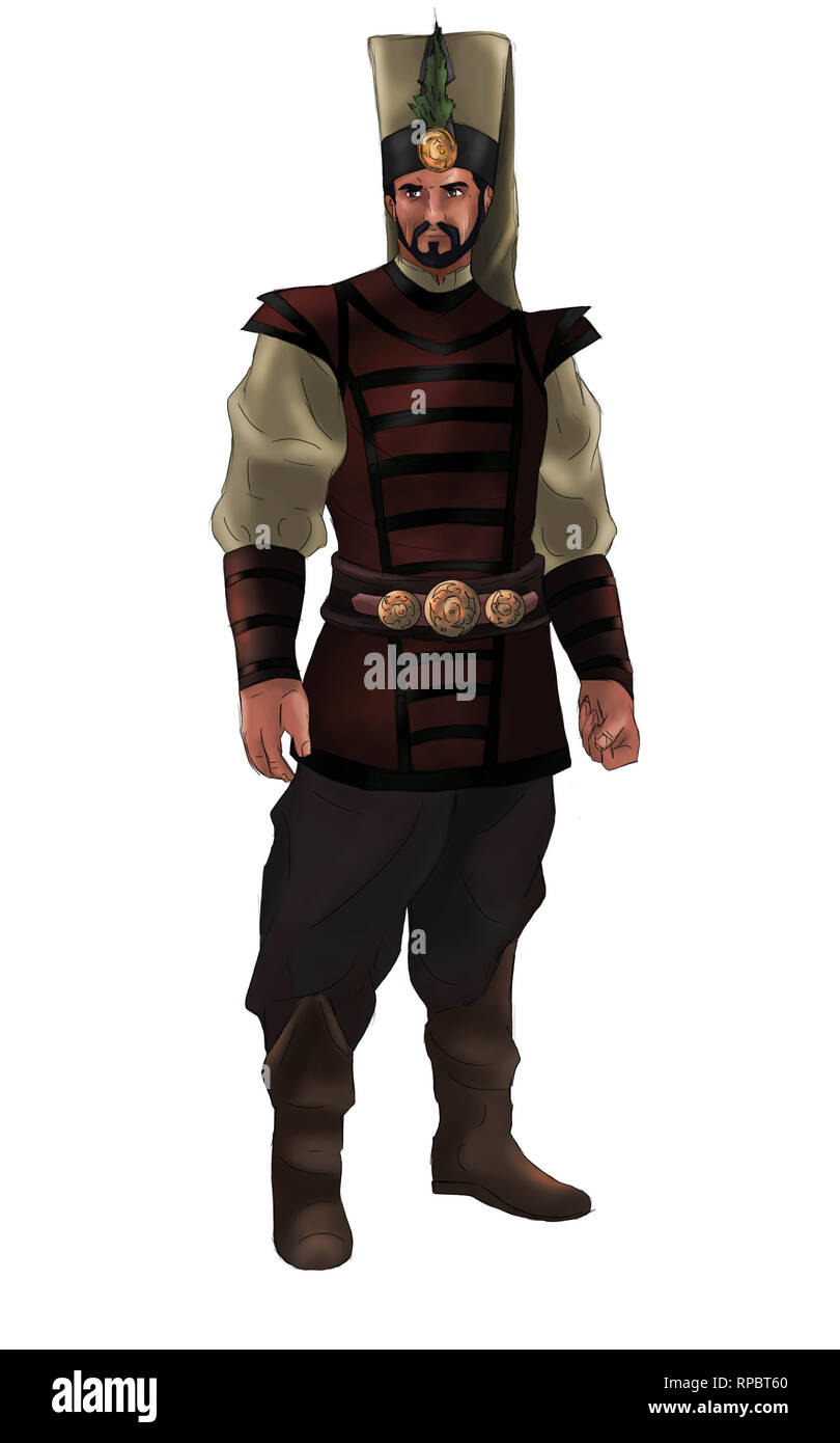 Empire ottoman warrior Banque D'Images
