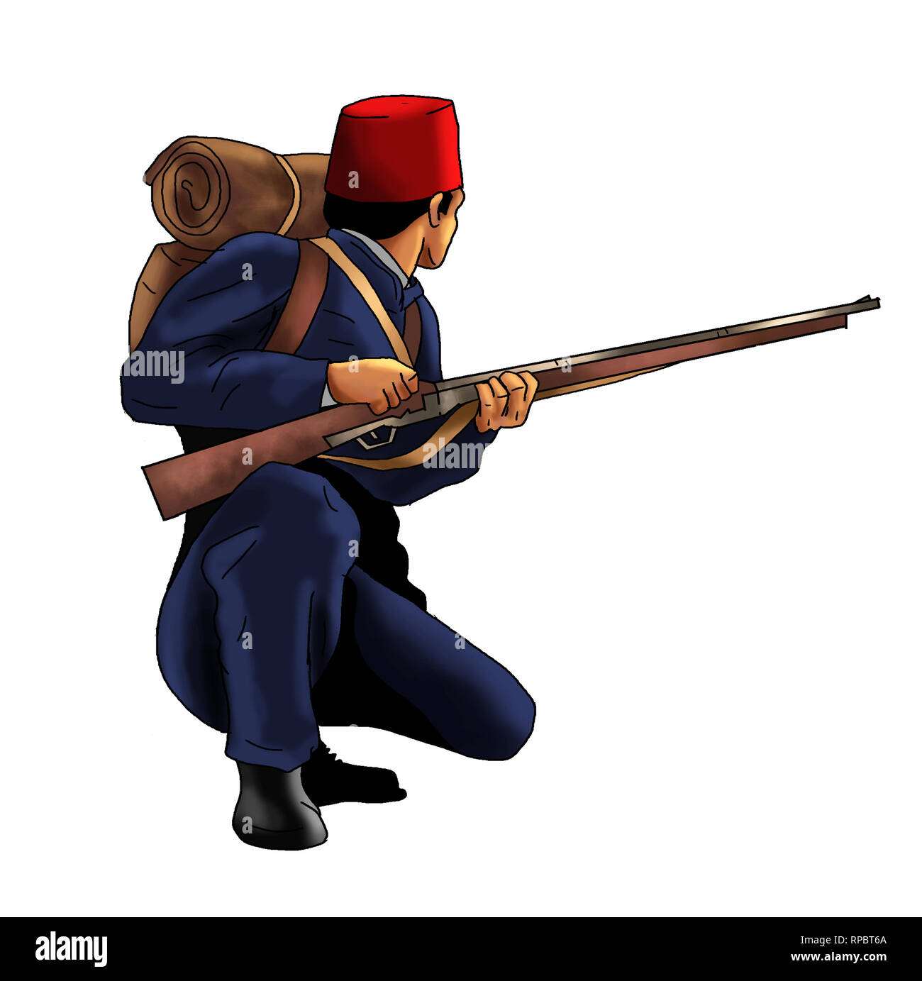 L'armée ottomane Banque D'Images
