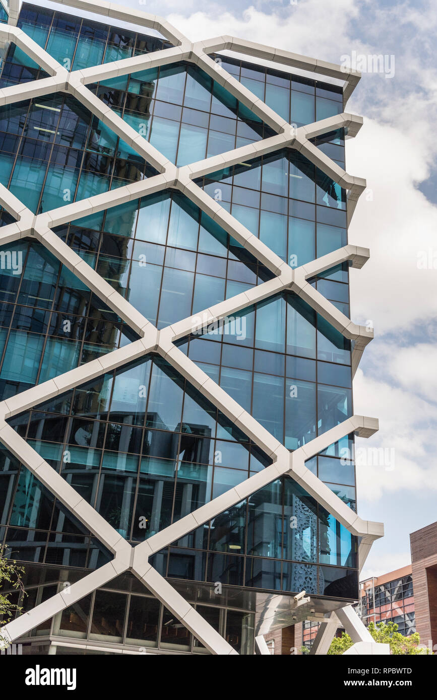 Architecture moderne, de verre et de bâtiments de bureaux à Sydney, Australie Banque D'Images