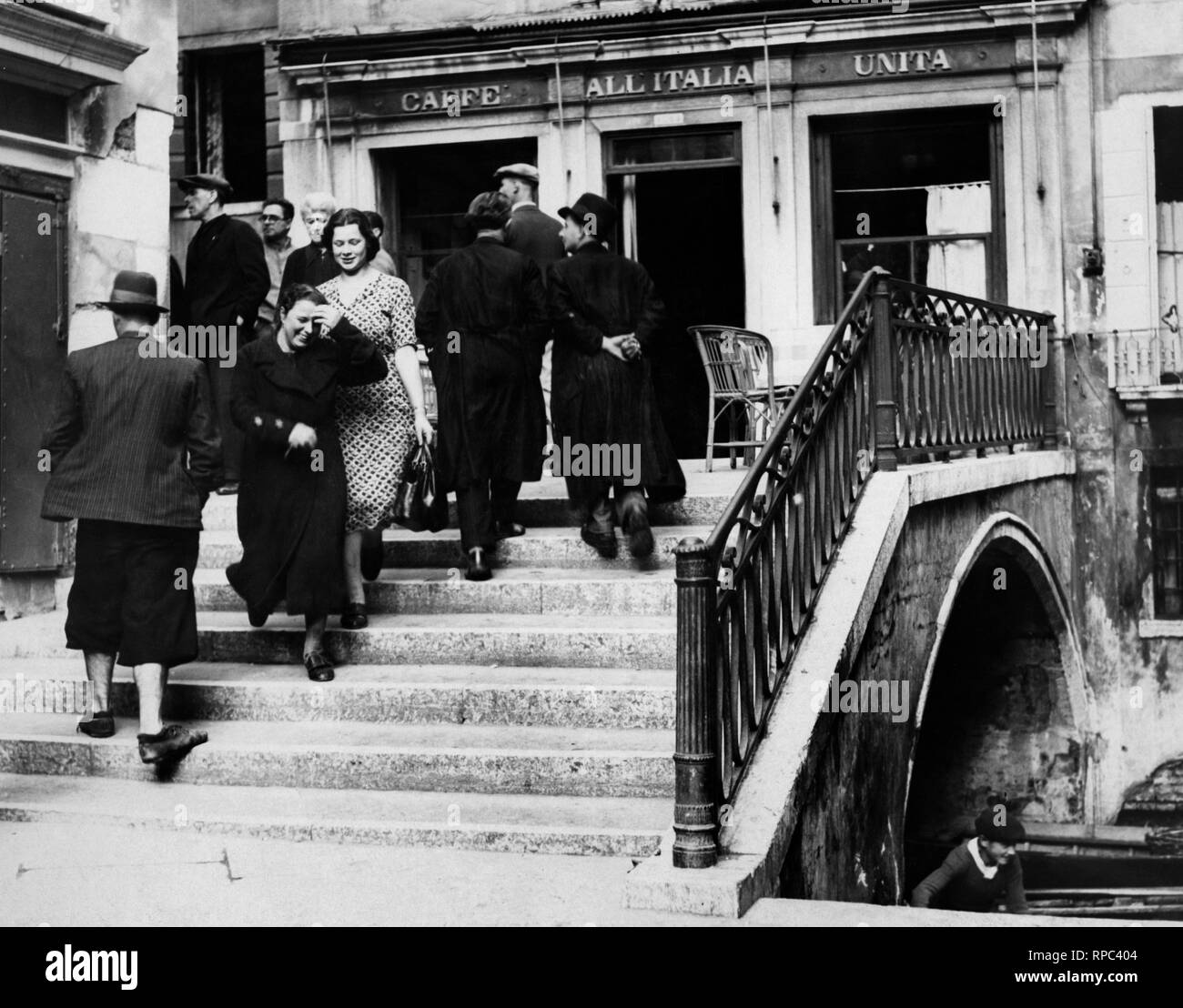 Sillonne les rues de Venise, 1920-30 Banque D'Images