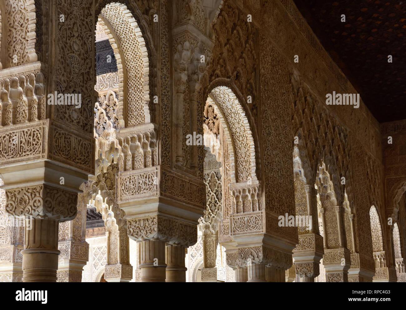 L'Alhambra, Grenade, Andalousie, Espagne Banque D'Images
