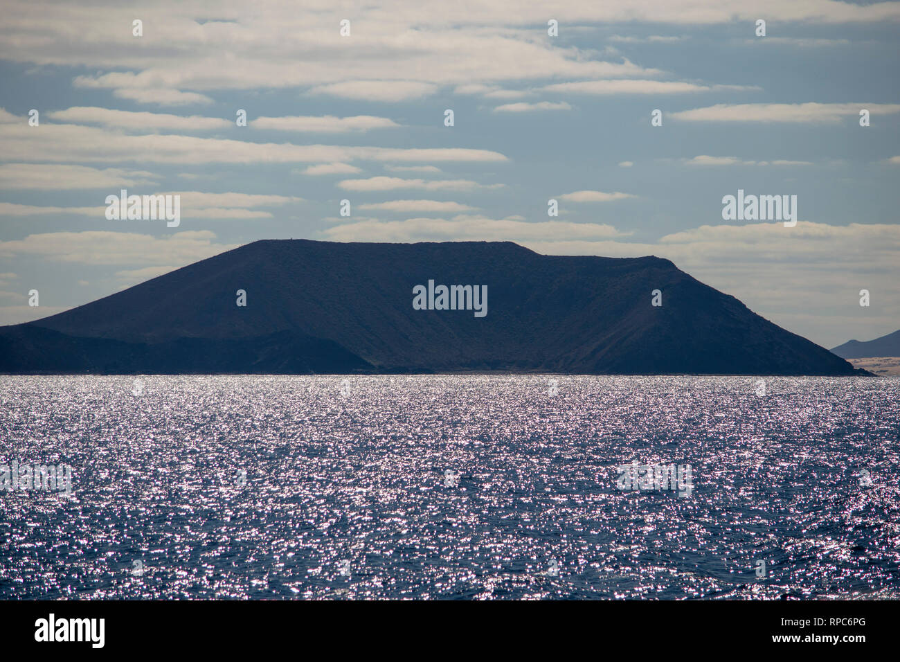 L'île de Lobos, Fuerteventura, Îles Canaries Banque D'Images