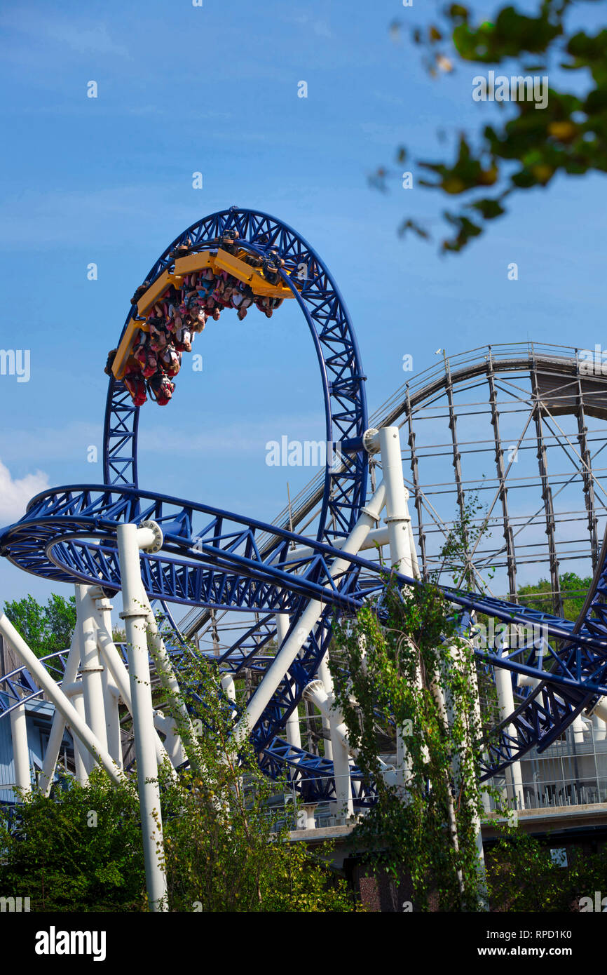 Liseberg, Göteborg. Bergaban Banque D'Images