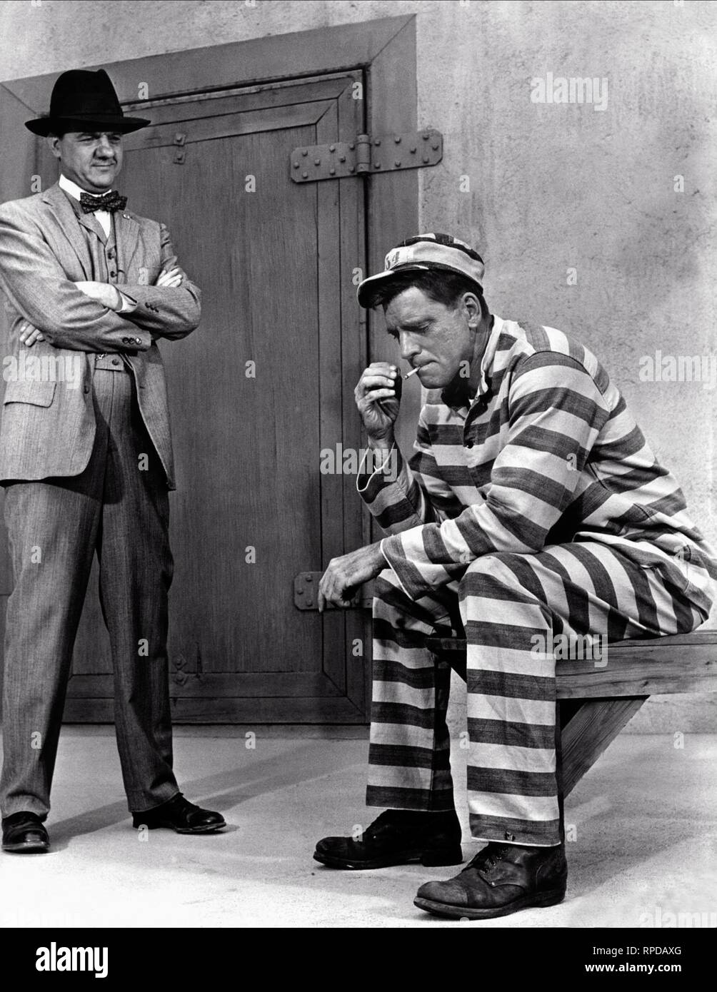 MALDEN,LANCASTER, le Birdman of Alcatraz, 1962 Banque D'Images
