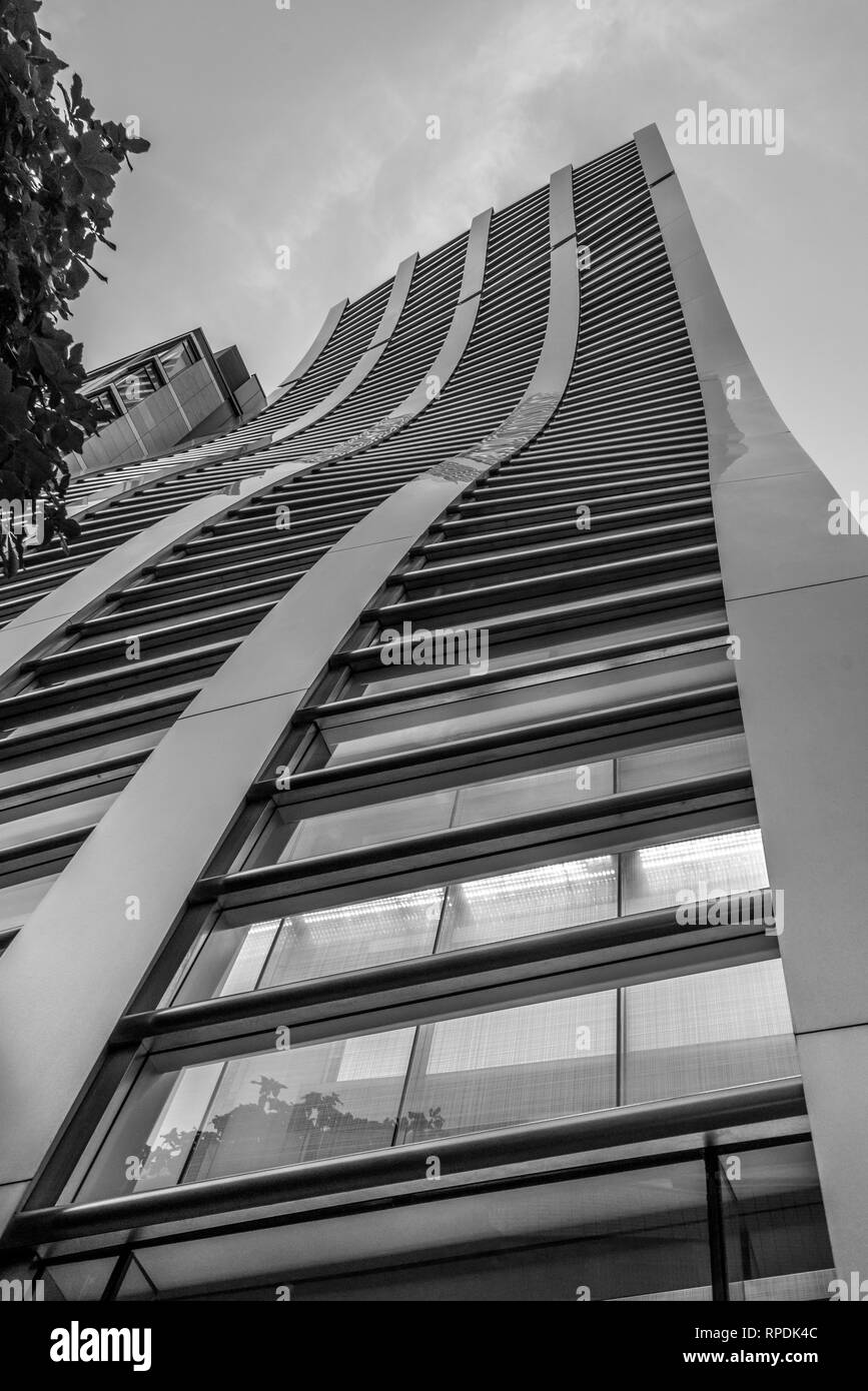 De Beers Ginza Building, situé dans le quartier de Chuo, Tokyo. Conçu par Jun Mitsui & Associates Architects Banque D'Images