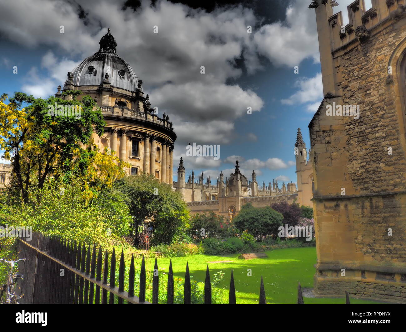 Radcliffe Camera à l'Université d'Oxford - Oxford - UK Banque D'Images