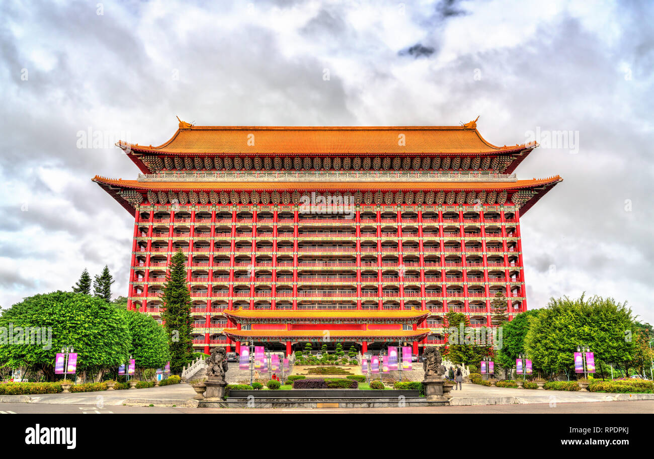 Le Grand Hôtel, un bâtiment historique à Taipei, Taiwan Banque D'Images