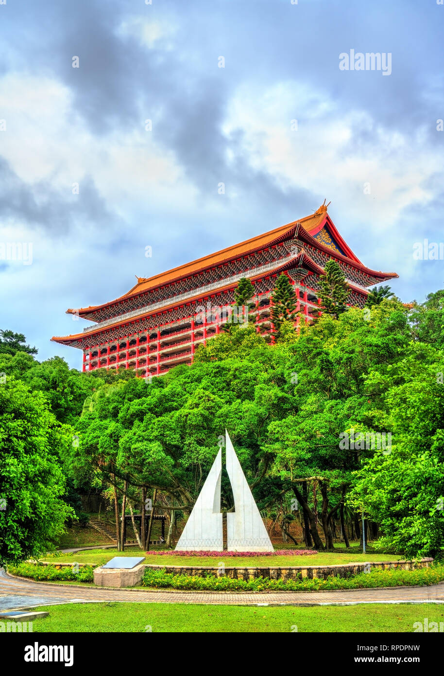 Le Grand Hôtel, un bâtiment historique à Taipei, Taiwan Banque D'Images