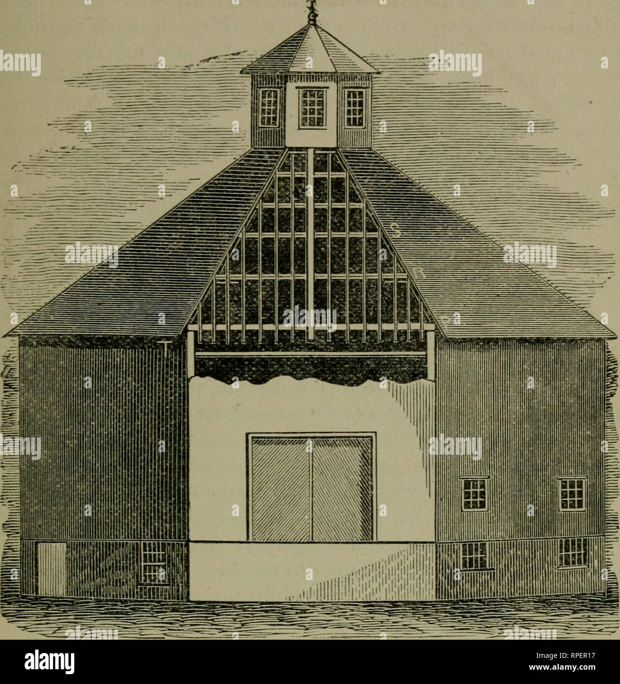 L Industrie Laitiere Americaine Un Manuel Pour Les Decideurs Du Beurre Et Du Fromage L Industrie Laitiere Tjie Octai Sur Grange Ill Fig 2 Grange Octogonale Elevation Nord Explication P De La Plaque