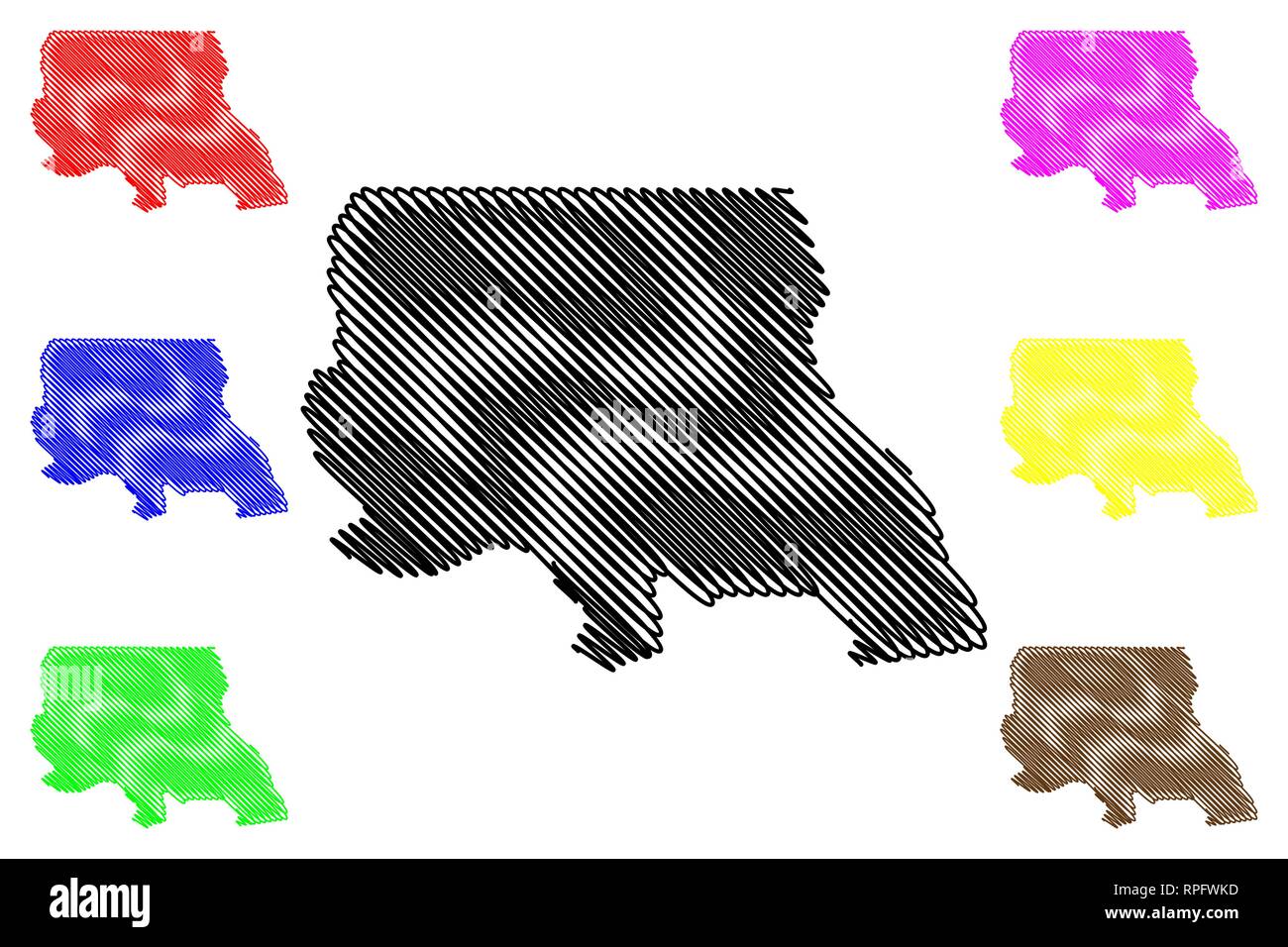 Tanganyika Province (République démocratique du Congo, RD Congo, RDC ...