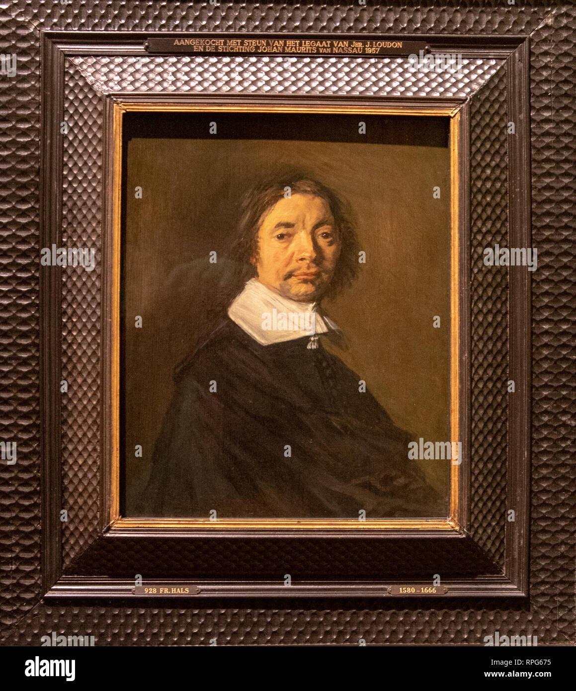 Portrait d'un homme par le peintre Frans Hals Banque D'Images