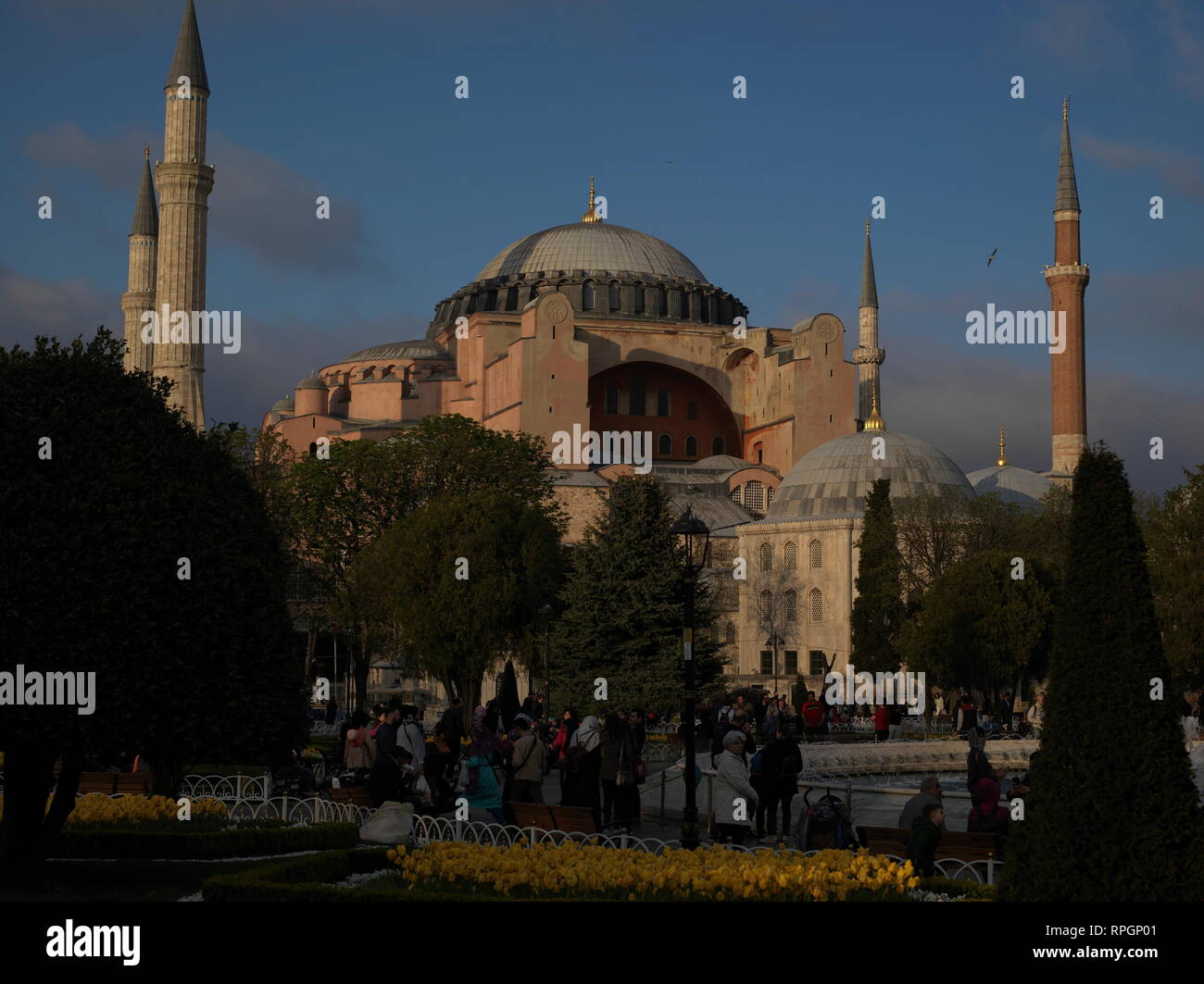 Sainte sophie istanbul aérienne Banque de photographies et d’images à