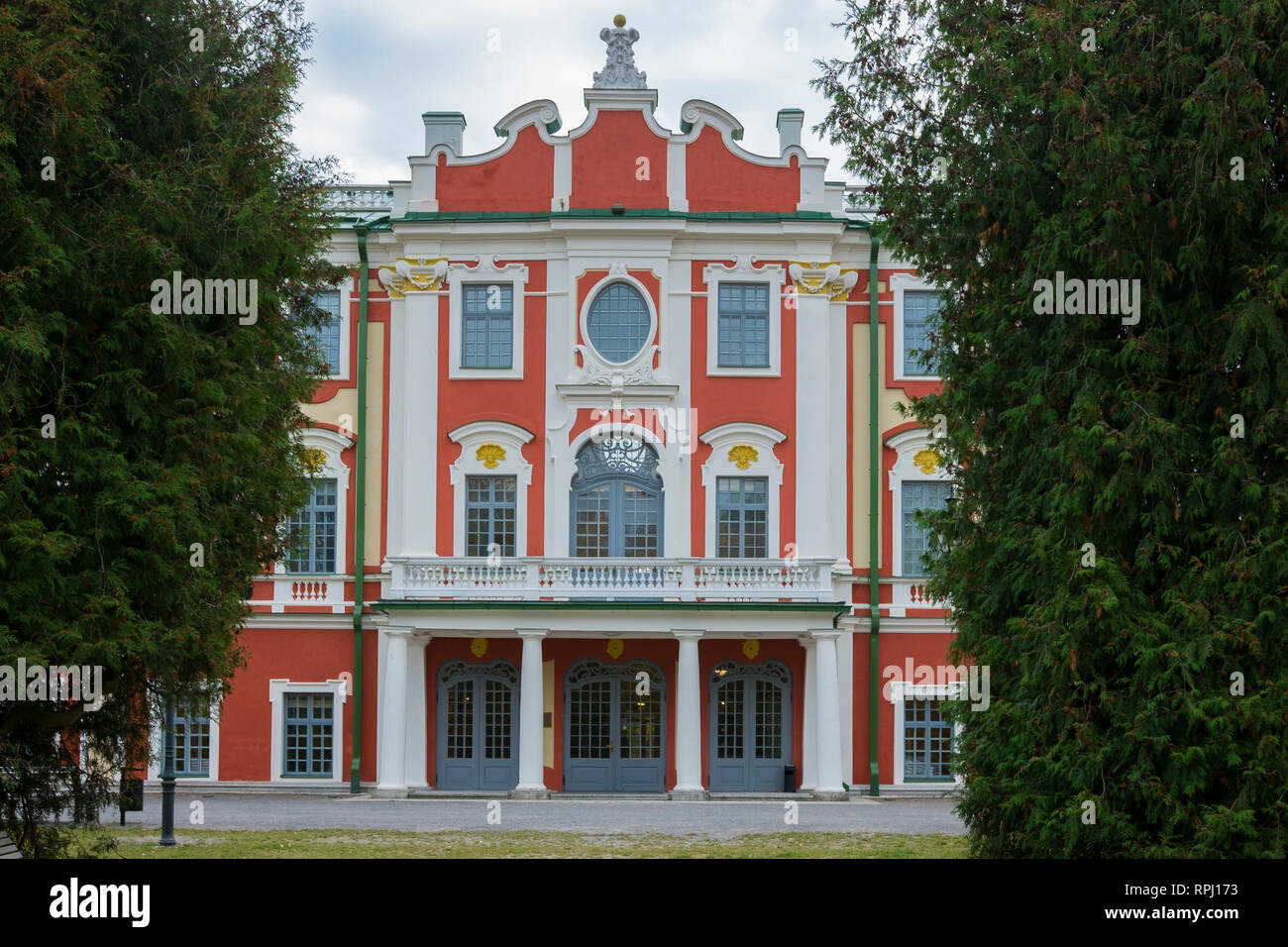 Le musée d'art de Kadriog, ancien palais, dans un parc à Tallinn, Estonie. Banque D'Images