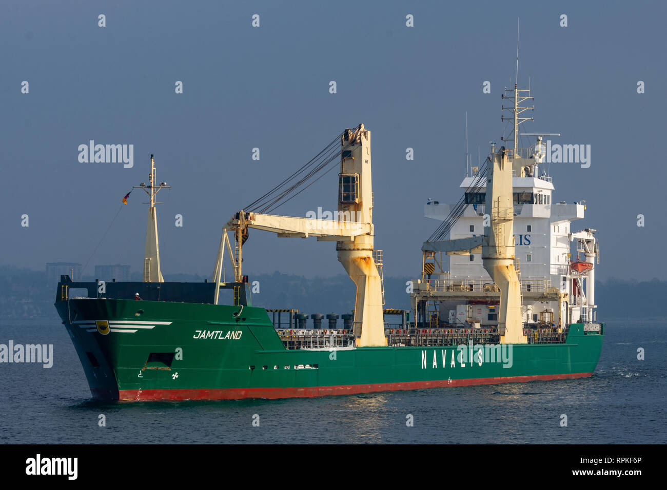 General Cargo Ship Jämtland Banque D'Images