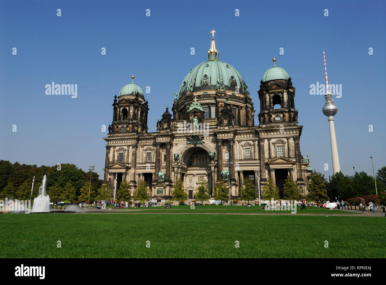 Berlin. L'Allemagne. Berliner Dom. Banque D'Images