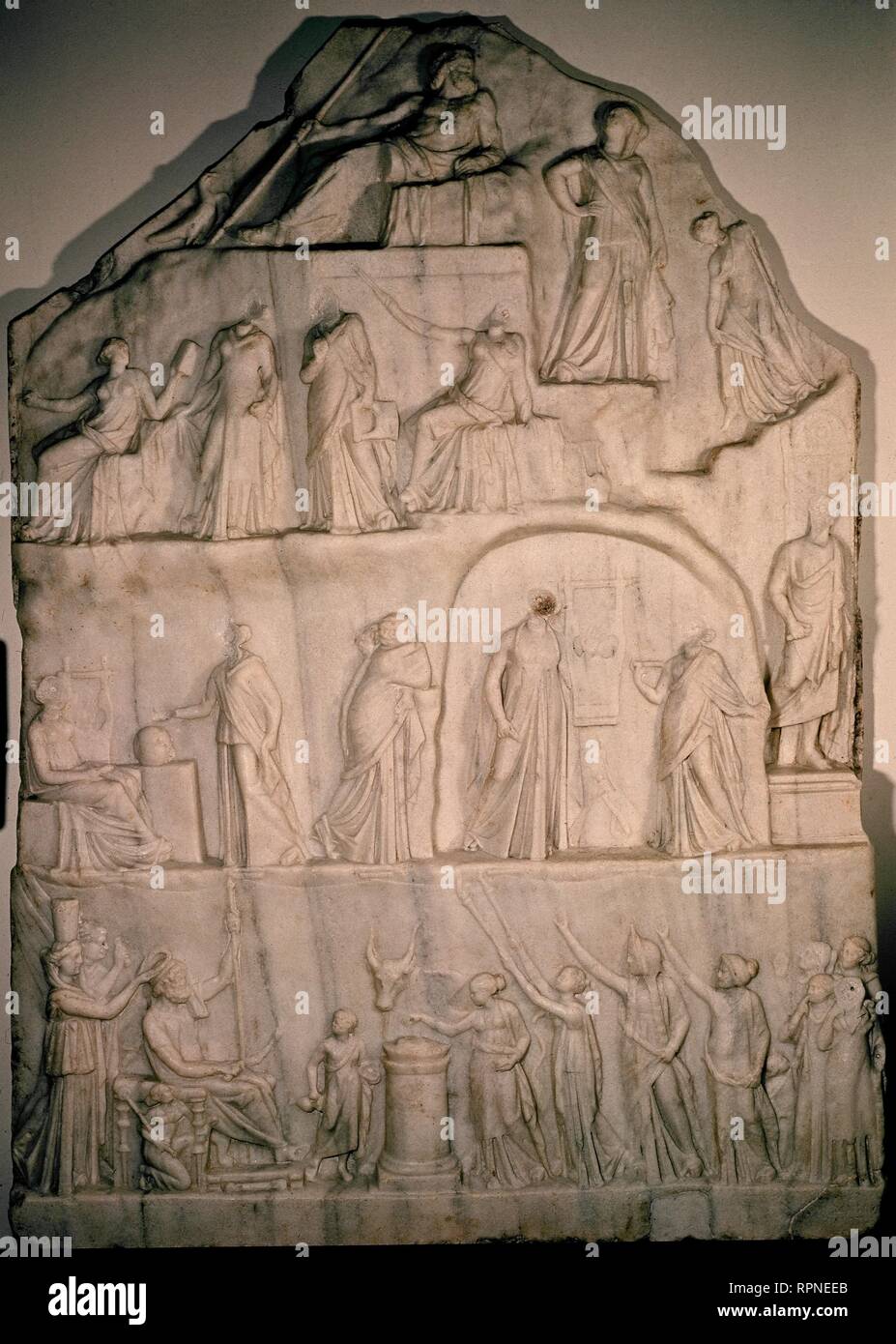 Apoteosis De Homero Soulager En Marmol Siglo Ii Ac Auteur Priene Arquelao De Siglo Ii Ac Emplacement British Museum Londres L Angleterre Photo Stock Alamy