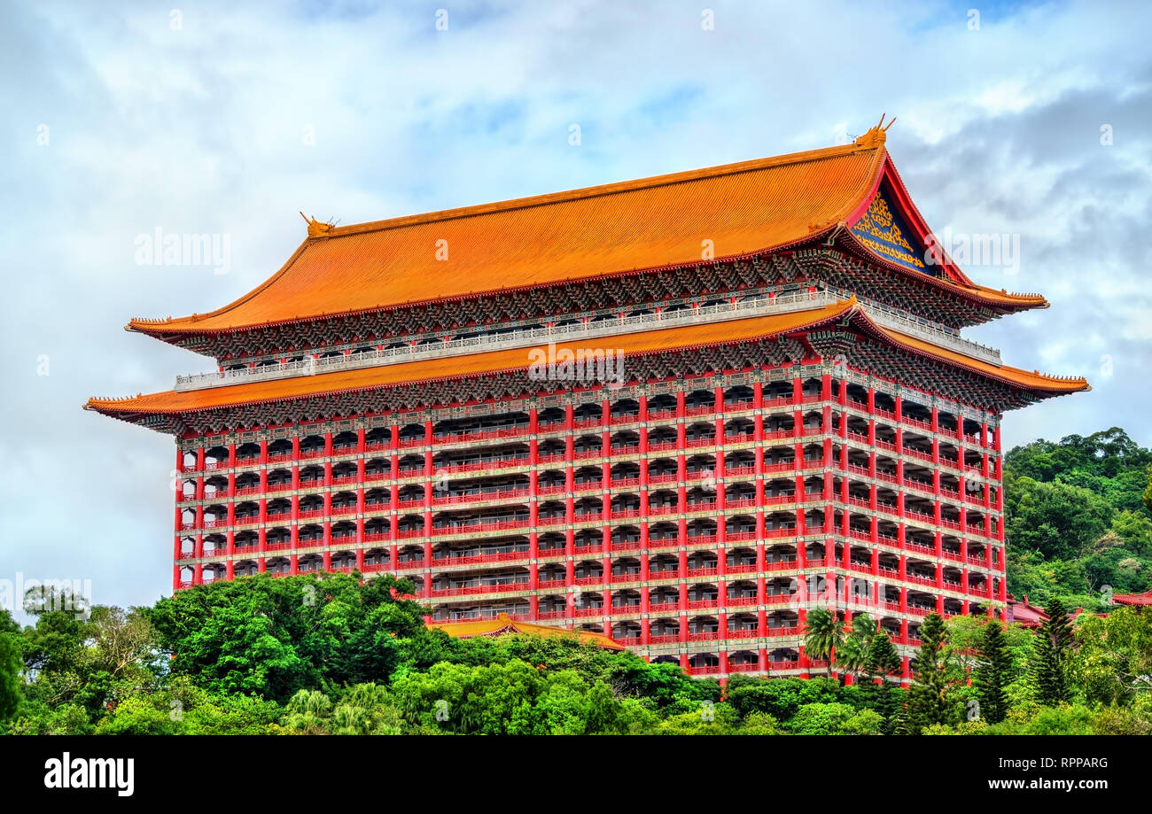 Le Grand Hôtel, un bâtiment historique à Taipei, Taiwan Banque D'Images