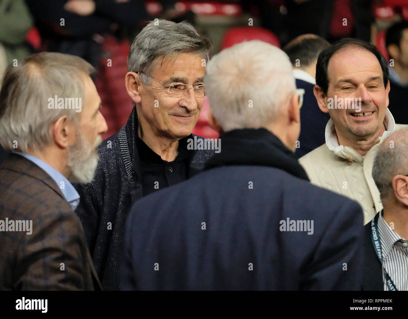 Foto Simone Raso/LaPresse 22-02-2019 Varese (Italia) basketItalia Qualificazioni vs Ungheria - Mondiale Panier Cina TanjevicPhoto 2019Nella foto : Simone Raso/LaPresse 22-02-2019 Varese (Italia) basketItalia Ungheria vs Coupe du monde 2019 contre l'qualifiersin Tanjevic : pic Banque D'Images