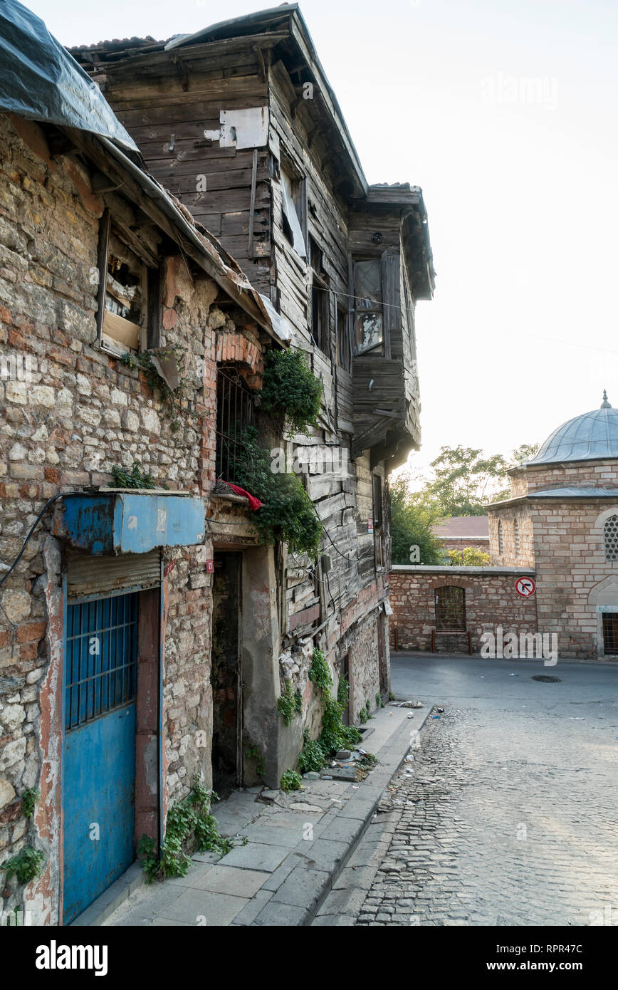 Les vieux bâtiments d'Istanbul Banque D'Images