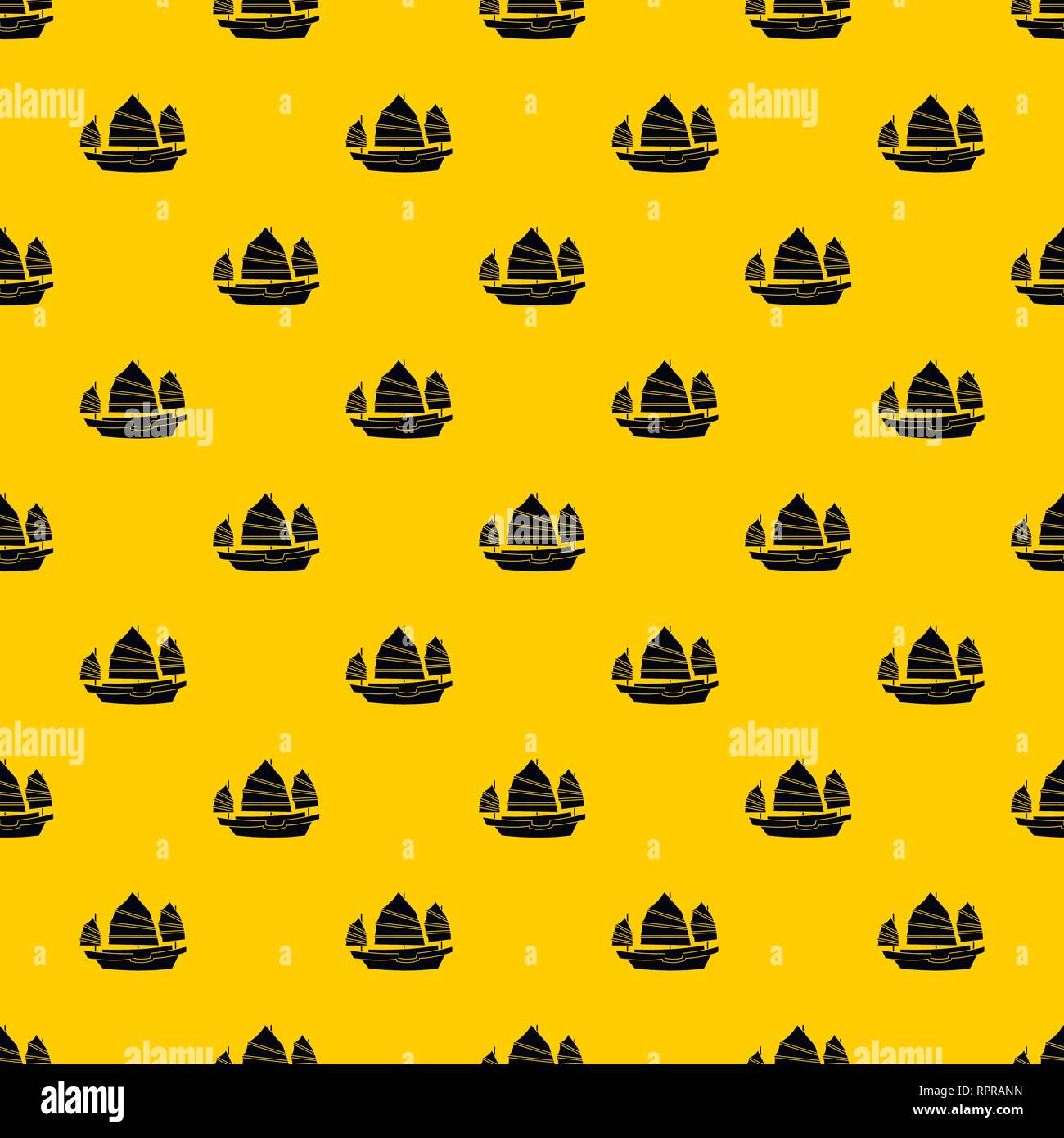 Vecteur modèle jonque Illustration de Vecteur