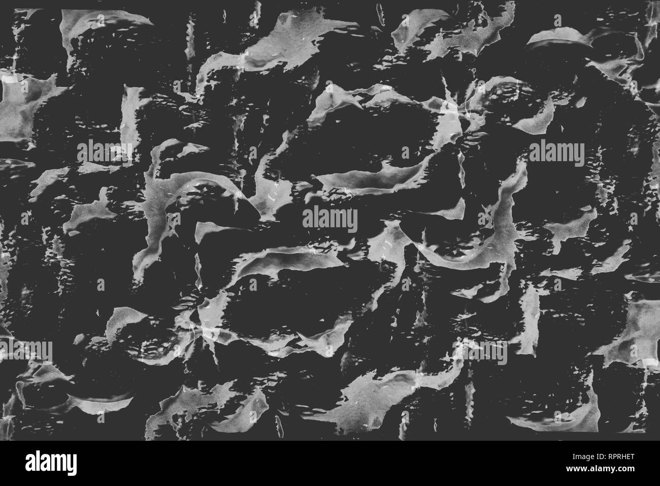 Résumé fond monochrome. texture est noir et blanc. Schéma des taches. Banque D'Images