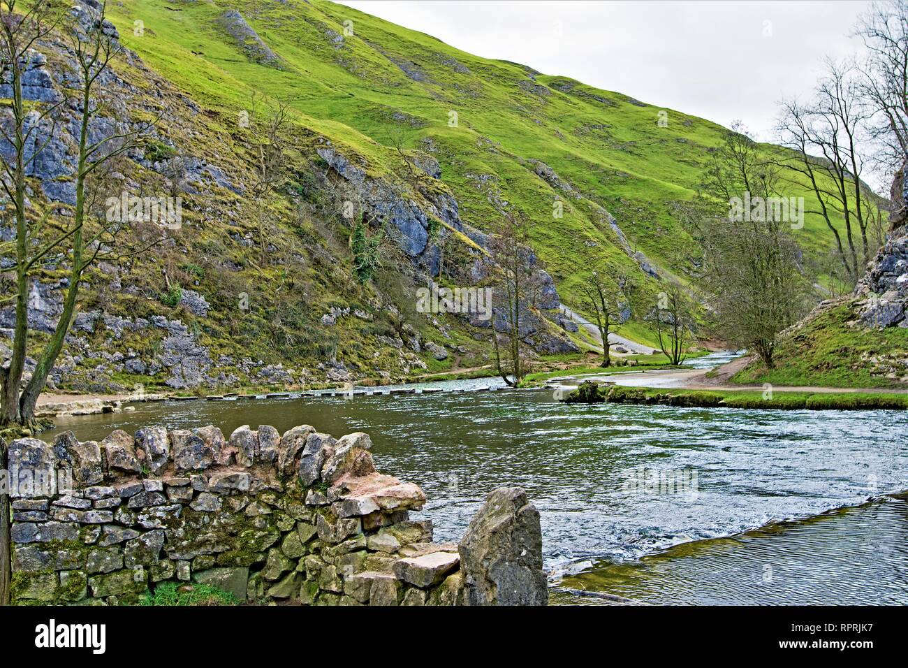 Capturer le beau pittoresque, en nd Dovedale Derbyshire, Angleterre Banque D'Images