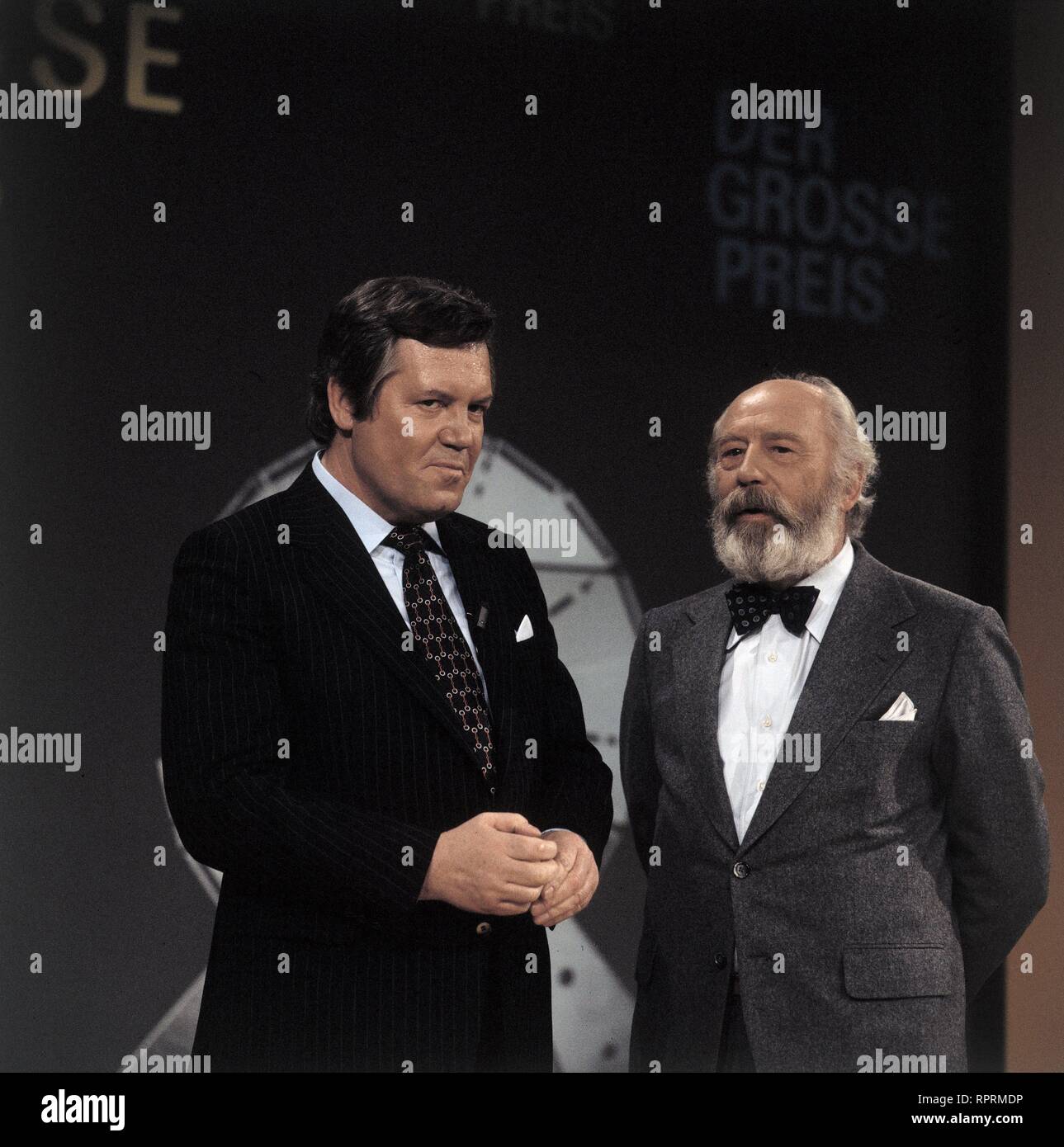 DER GROSSE PREIS / THOELKE WIM und WERNER HINZ, Sendung vom 17.1.1978 Grimm926 Banque D'Images