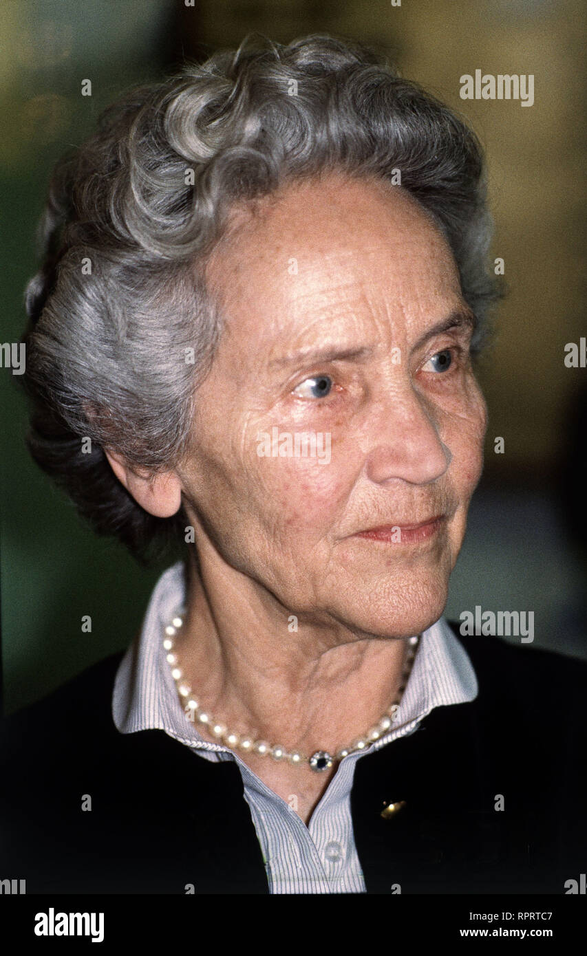 MARION Gräfin Dönhoff Die große Dame des deutschen Bereich starb im Alter von 92 Jahren. Aufnahme von / 1989 Überschrift : Marion Gräfin Dönhoff Banque D'Images