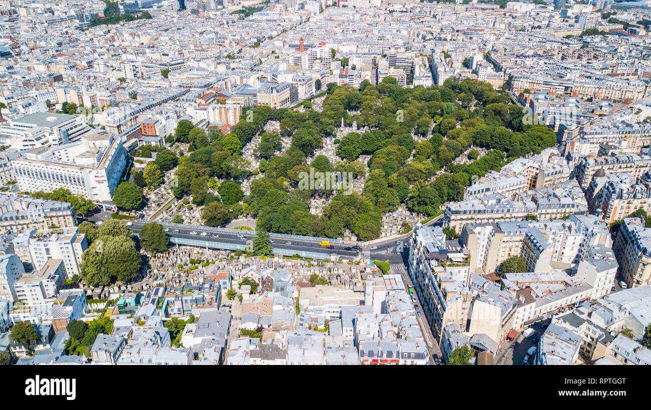 Cimetière de Montmartre ou cimetière Montmartre, Paris, France Banque D'Images