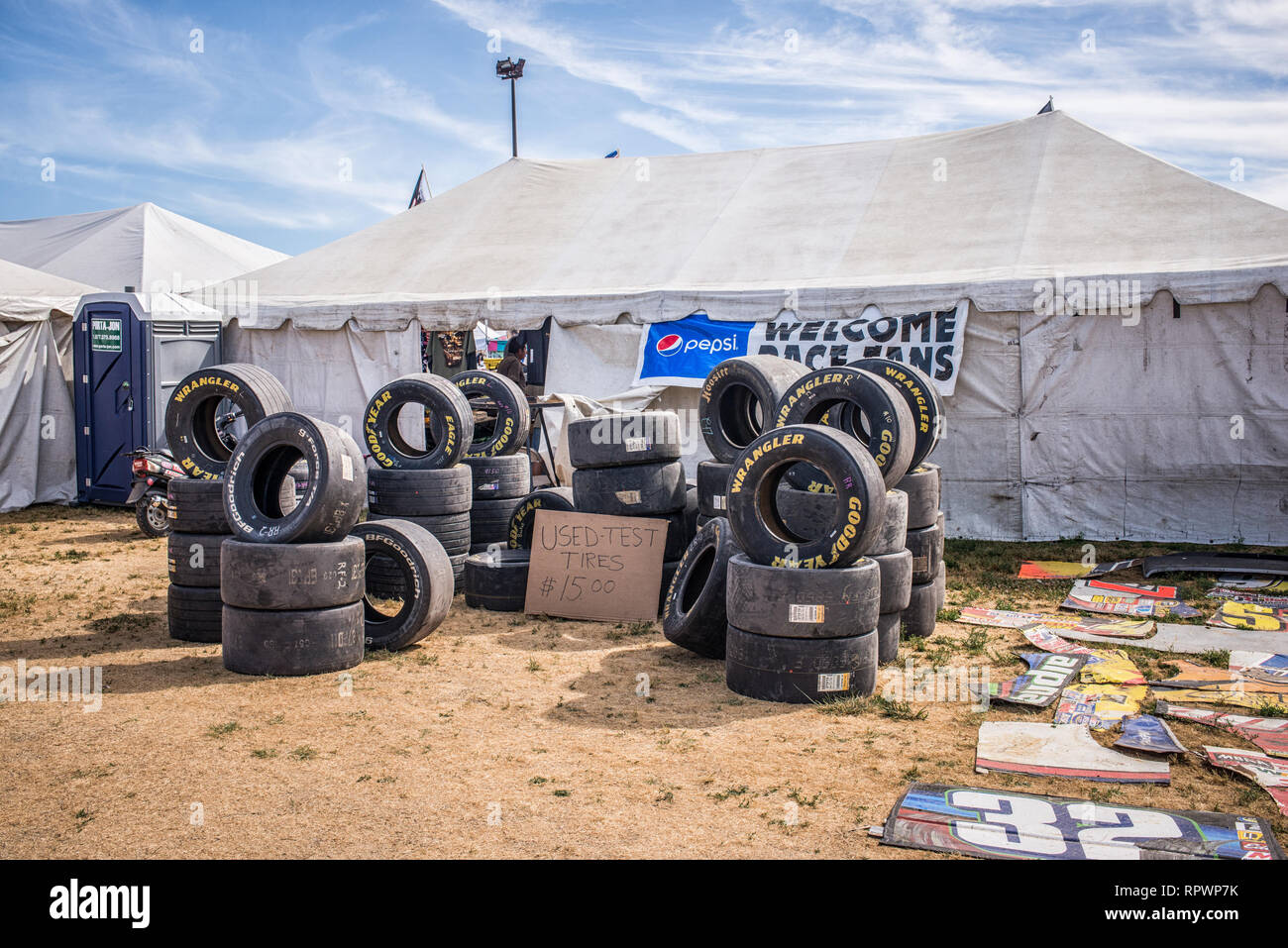 Dans les coulisses de la Coca-Cola 600 et sa grande vitesse semaine partie avant la grande course Banque D'Images