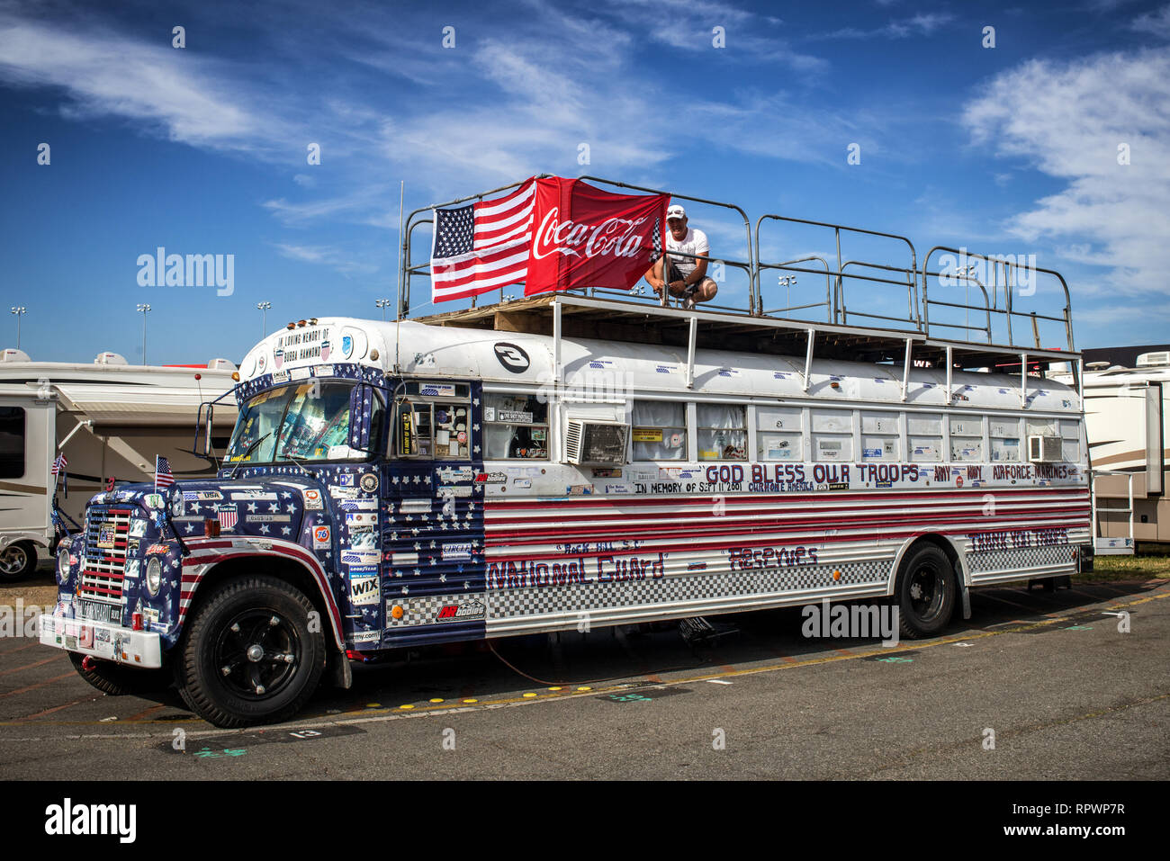 Dans les coulisses de la Coca-Cola 600 et sa grande vitesse semaine partie avant la grande course Banque D'Images