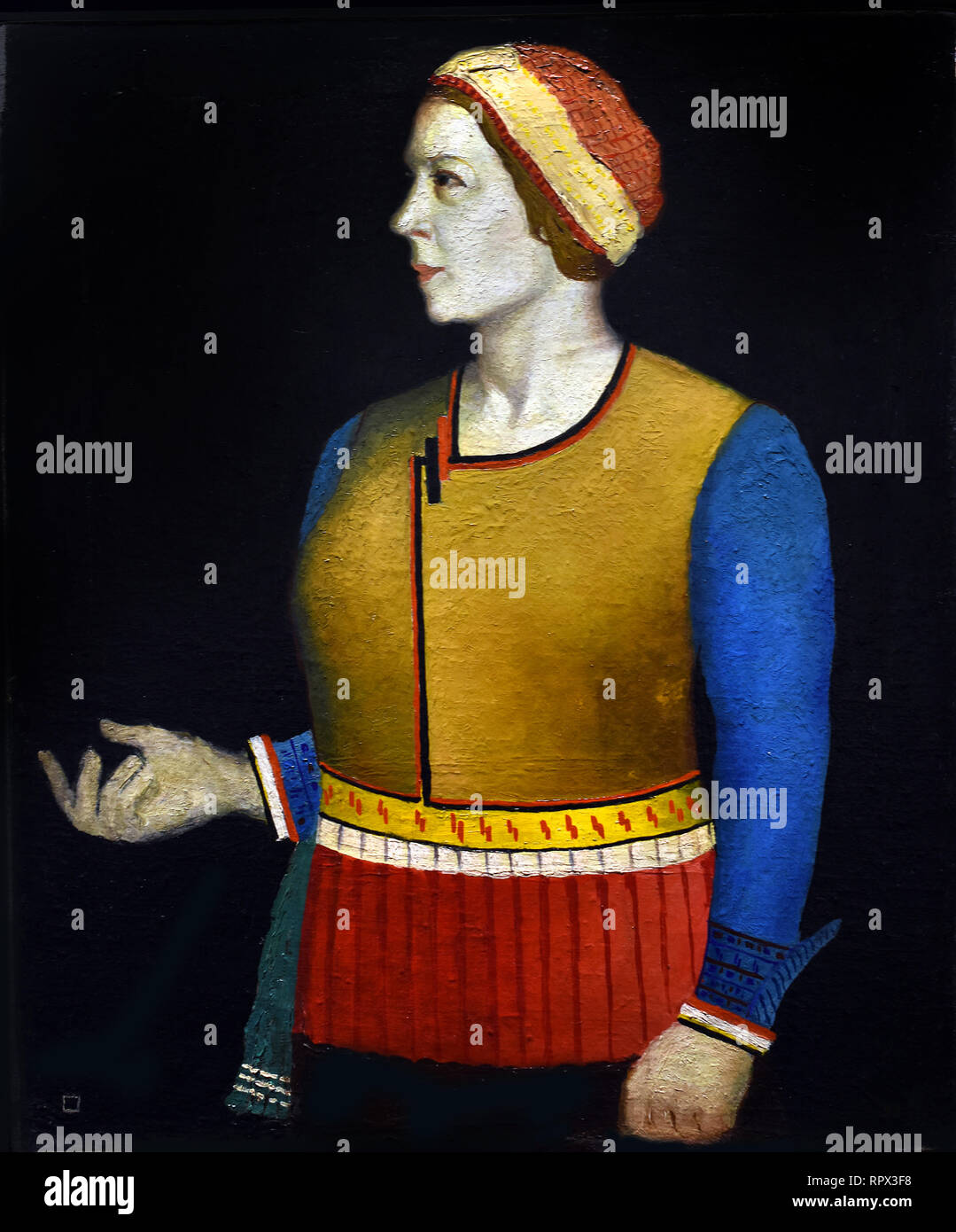 Portrait de la femme de l'artiste 1933 Kazimir Malevich 1878-1935 La Russie, URSS, russe, Russie, Banque D'Images