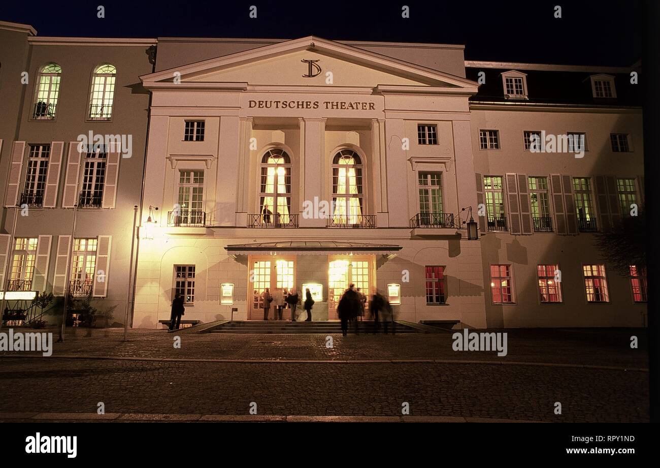 DEUTSCHES THEATER de Berlin / Überschrift : DEUTSCHES THEATER Banque D'Images