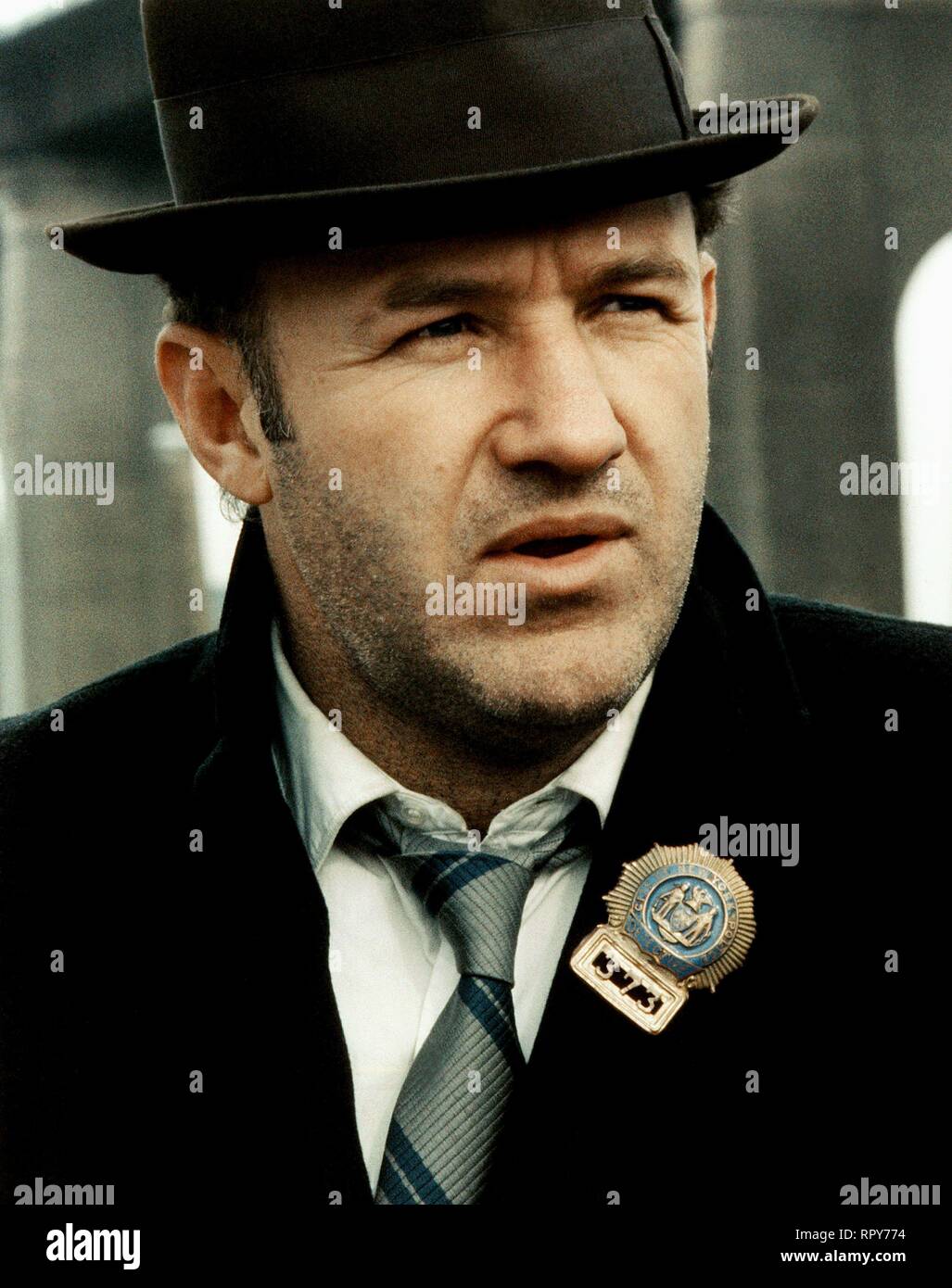 GENE HACKMAN, FRENCH CONNECTION II, 1975 Banque D'Images