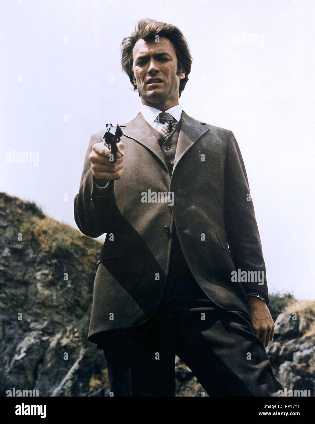 CLINT EASTWOOD, l'inspecteur Harry, 1971 Banque D'Images