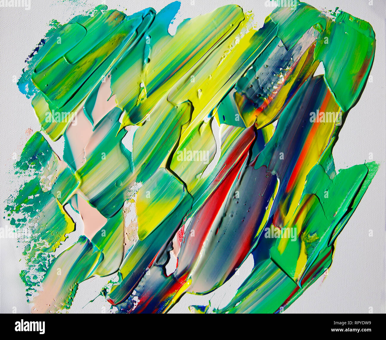 L'art abstrait peinture texture Banque D'Images