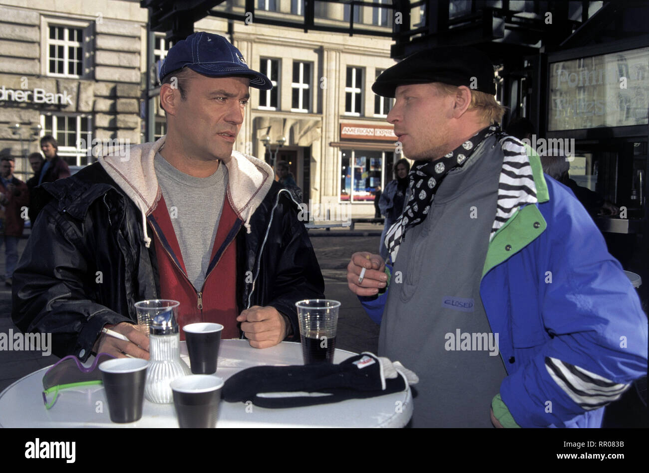 HEINER LAUTERBACH : FAUST / Tödliche Route D 1994 / Michael Mackenroth HEINER LAUTERBACH (Faust), BEN BECKER (Dieter Heymann) EM / Überschrift : HEINER LAUTERBACH : FAUST / D 1994 Banque D'Images