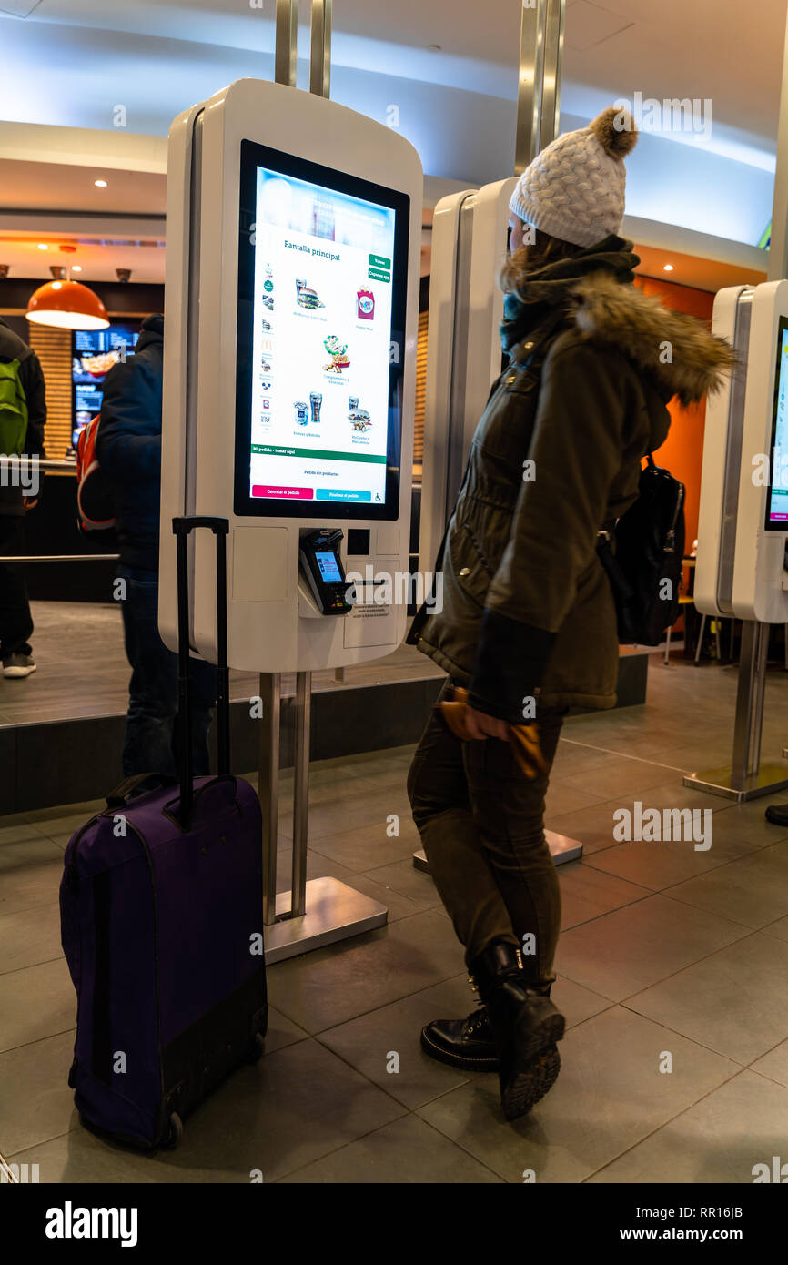 Capturé à Barcelone le 11jan 2019 Banque D'Images