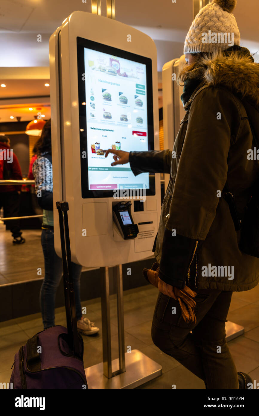 Capturé à Barcelone le 11jan 2019 Banque D'Images