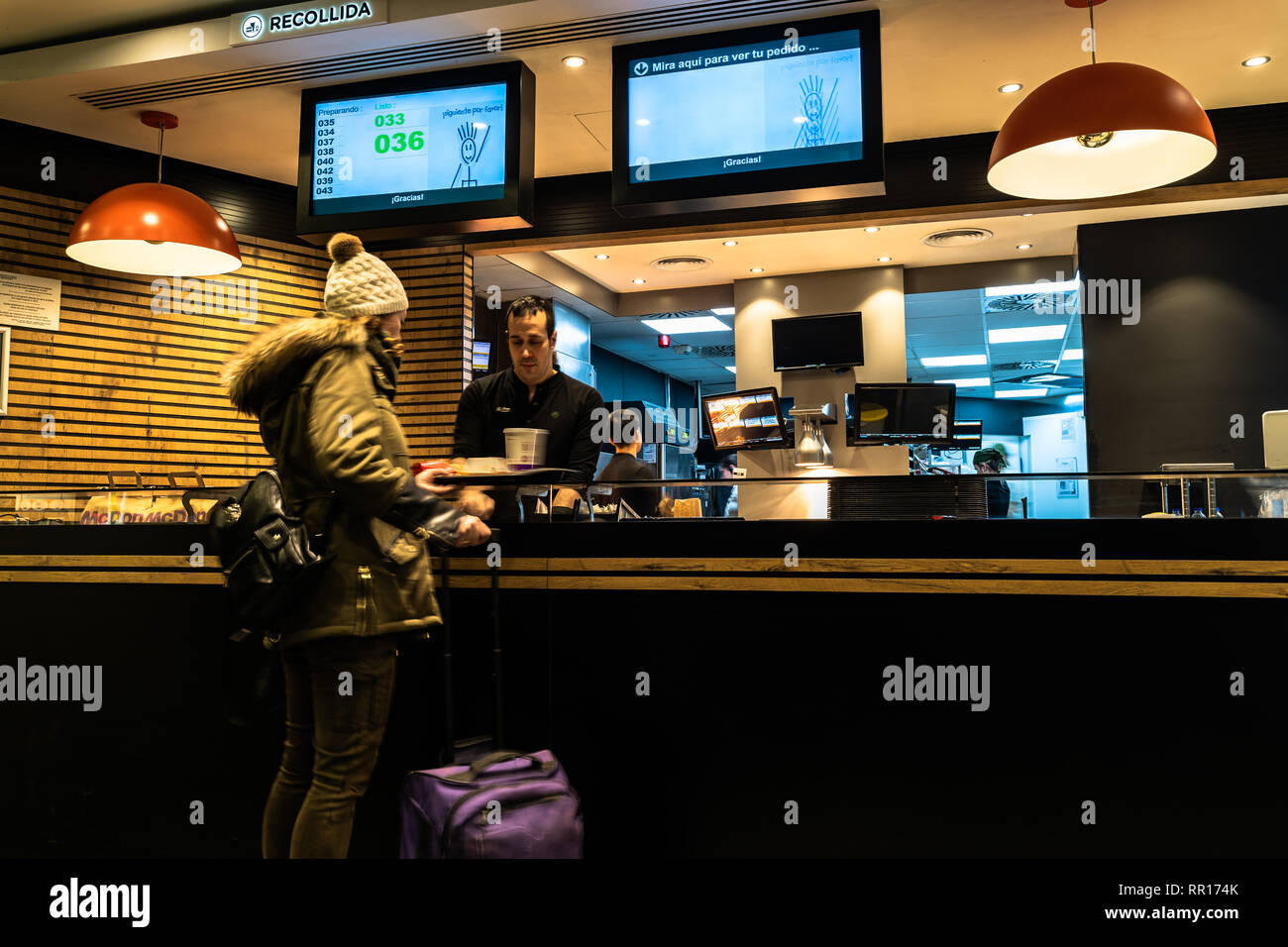 Capturé à Barcelone le 11jan 2019 Banque D'Images