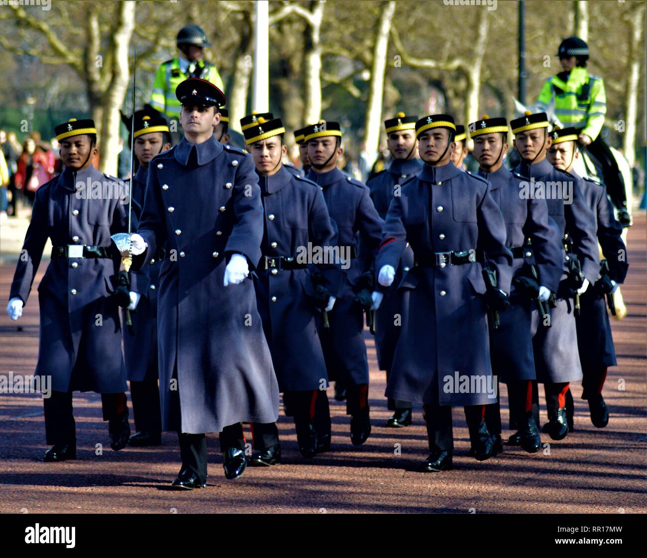 Royals et Blues Banque D'Images