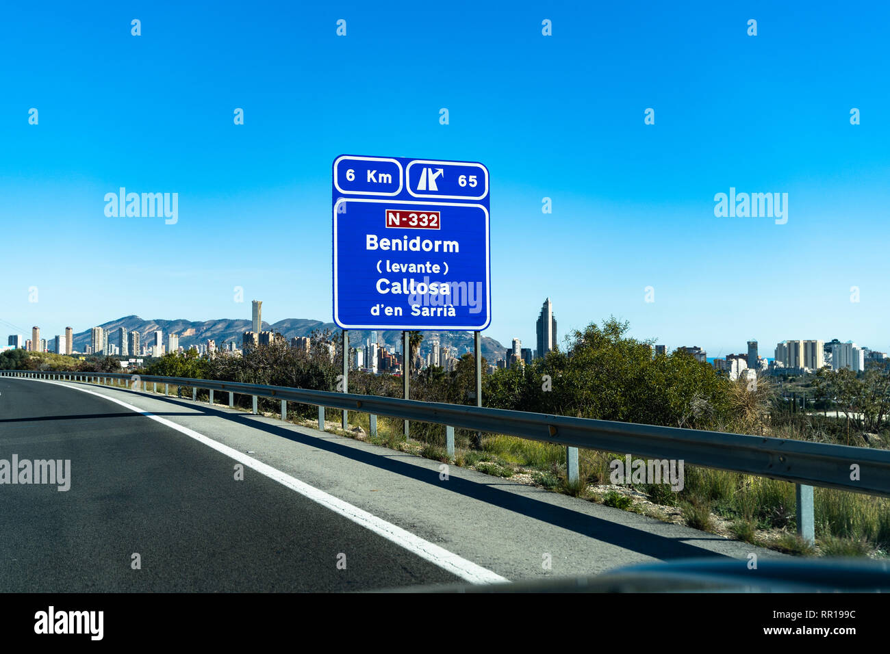 Benidorm, Espagne, 2019 Banque D'Images
