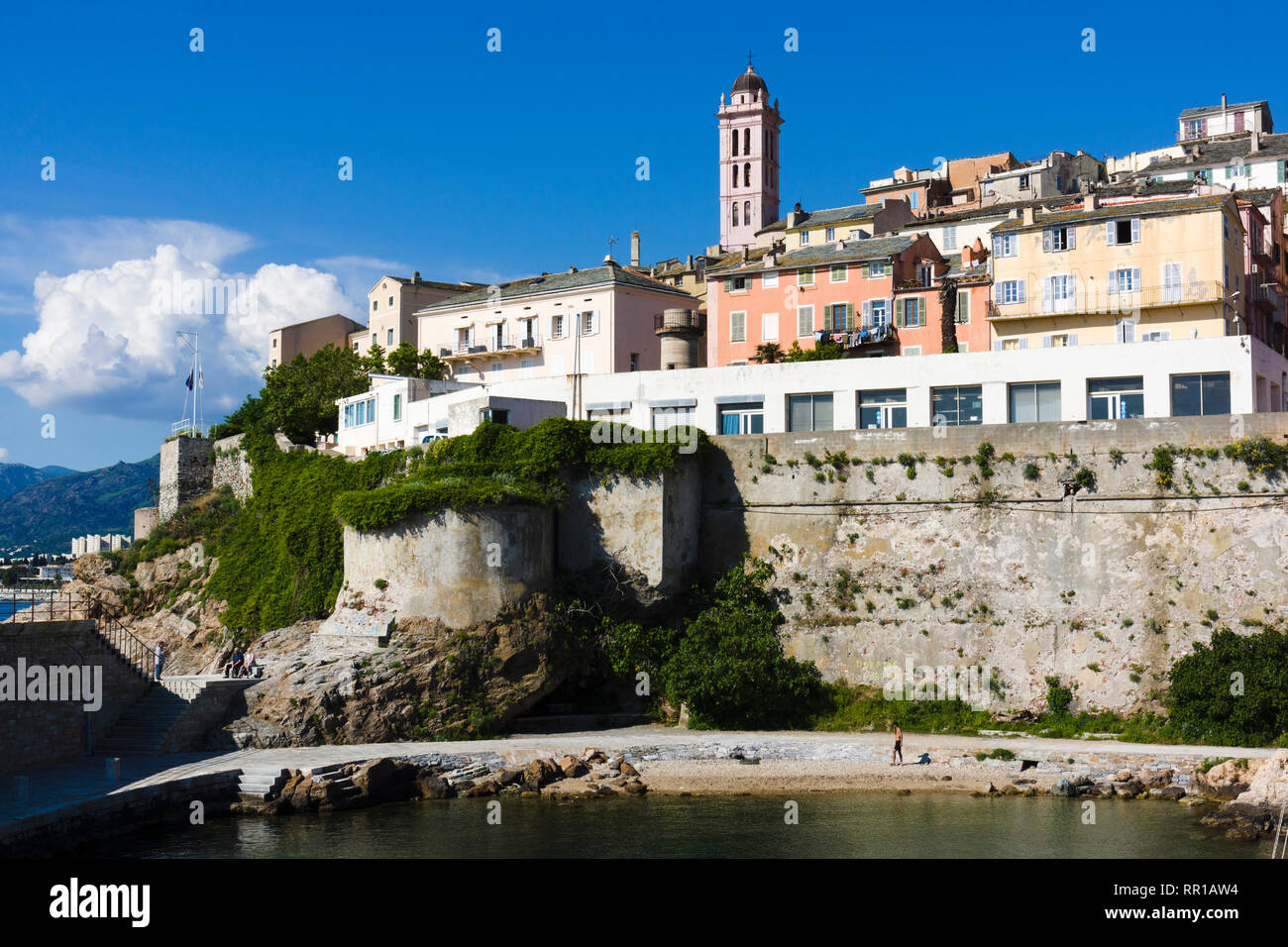 La Citadelle de Bastia, Corse, France Banque D'Images
