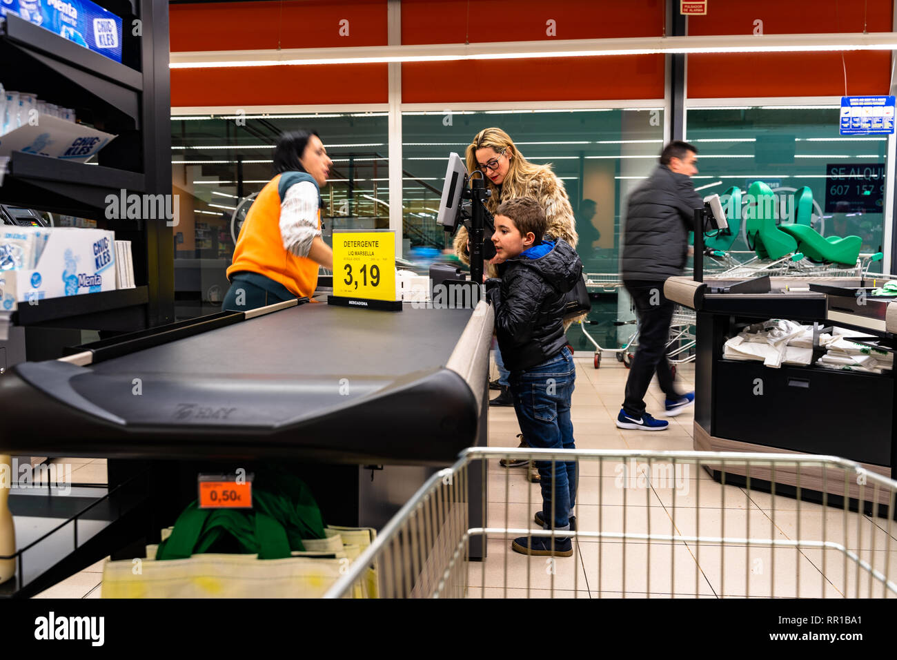 Benidorm, Espagne, 2019 Banque D'Images